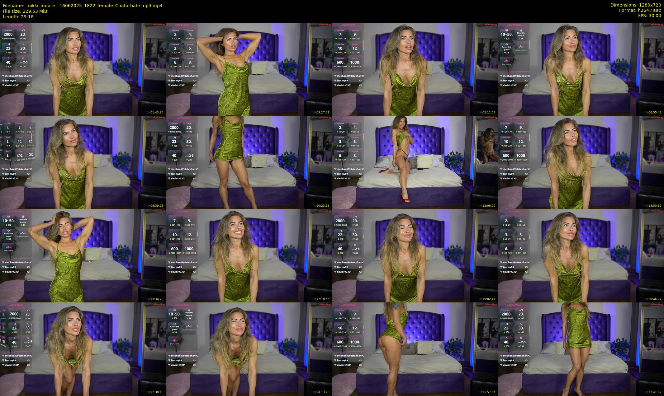 _nikki_moore_ — 30 minute Chaturbate female cam show recording, 720p, Jun 16, 2025