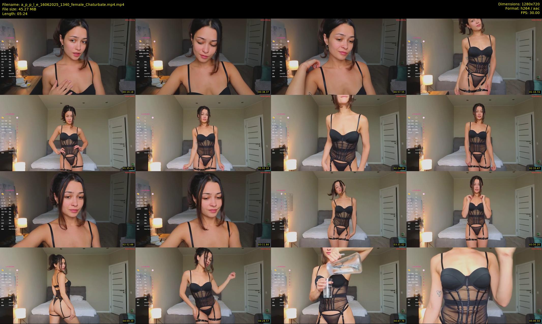 a_p_p_l_e — 6 minute Chaturbate female cam show recording, 720p, Jun 16, 2025