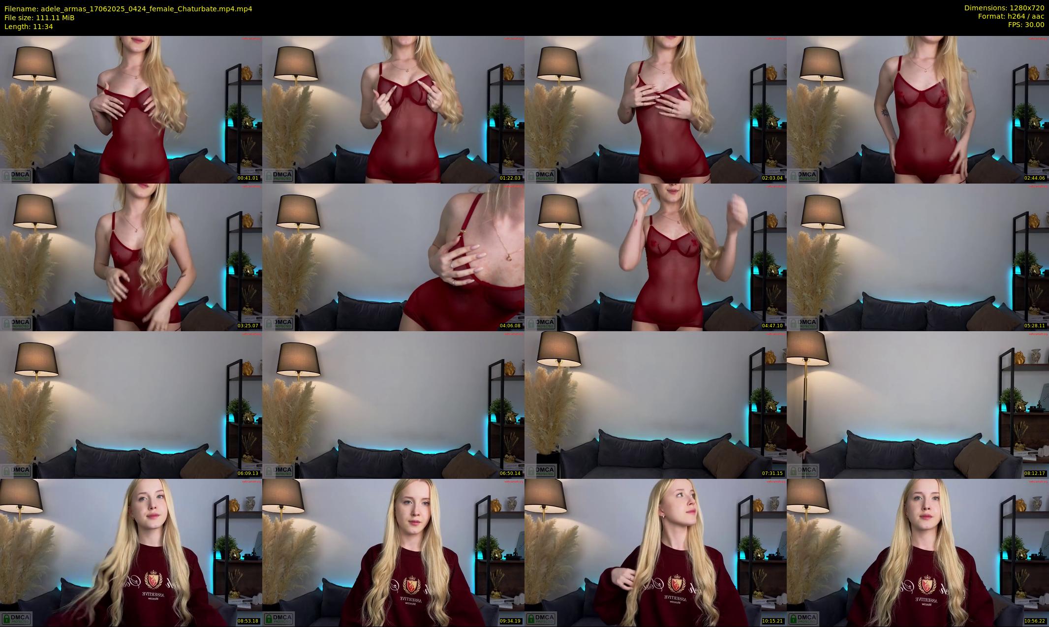 adele_armas — 12 minute Chaturbate female cam show recording, 720p, Jun 17, 2025