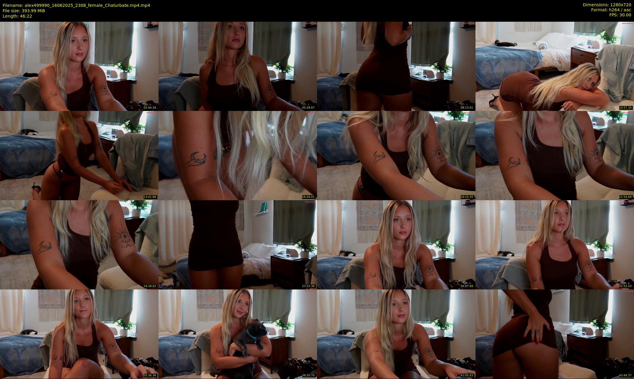 alex499990 — 47 minute Chaturbate female cam show recording, 720p, Jun 16, 2025