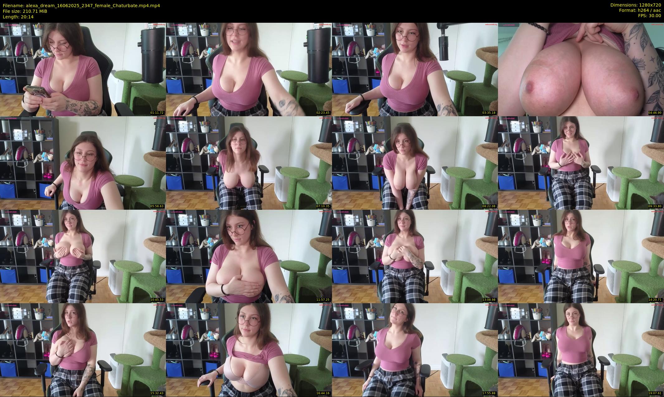 alexa_dream — 21 minute Chaturbate female cam show recording, 720p, Jun 16, 2025