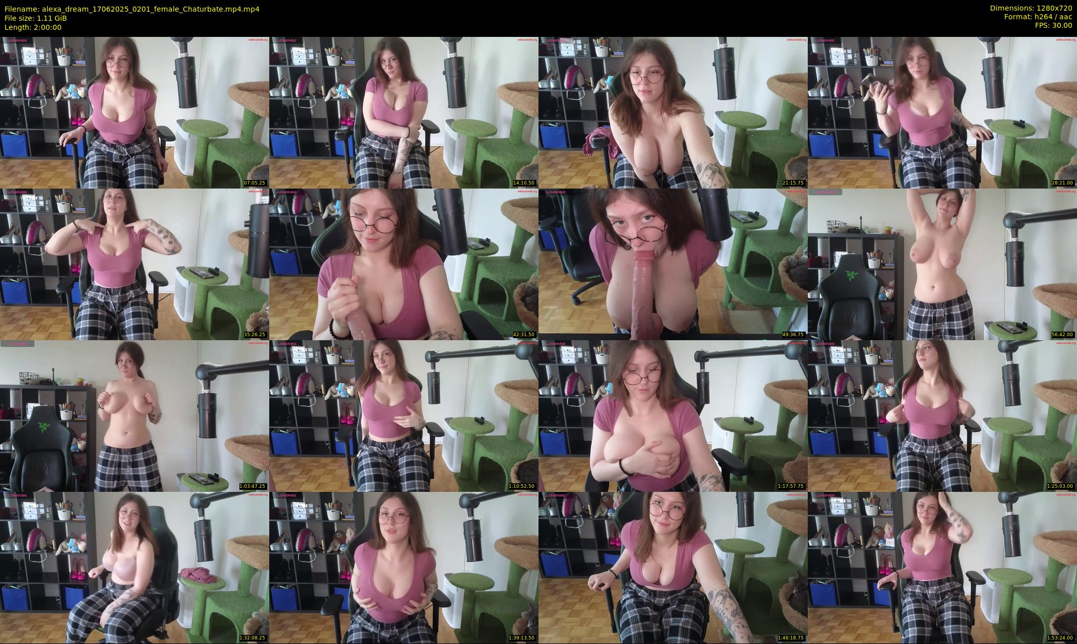 alexa_dream — 120 minute Chaturbate female cam show recording, 720p, Jun 17, 2025