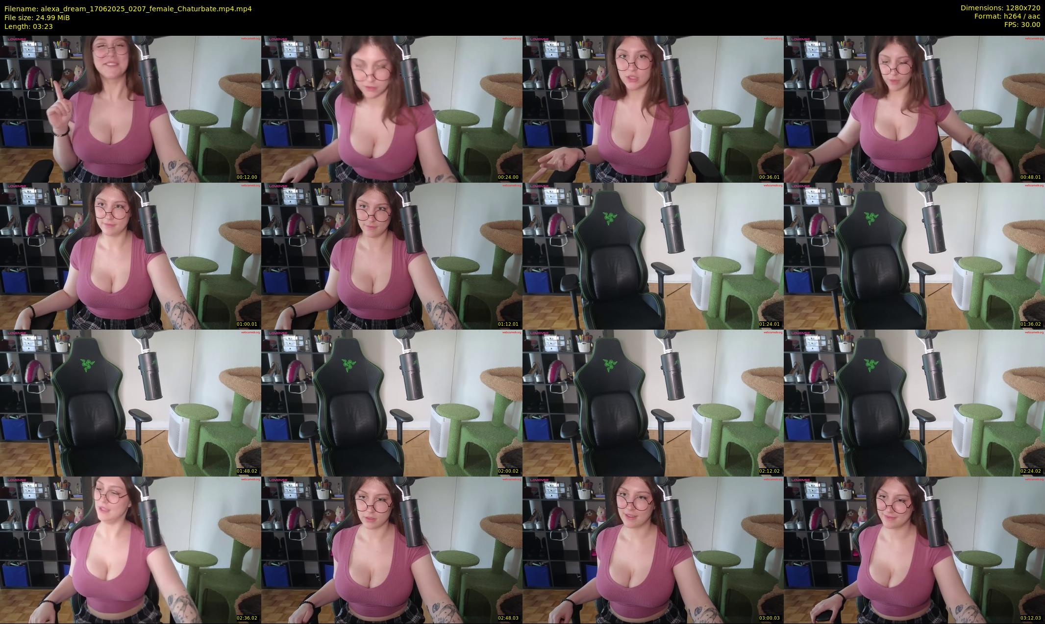 alexa_dream — 4 minute Chaturbate female cam show recording, 720p, Jun 17, 2025
