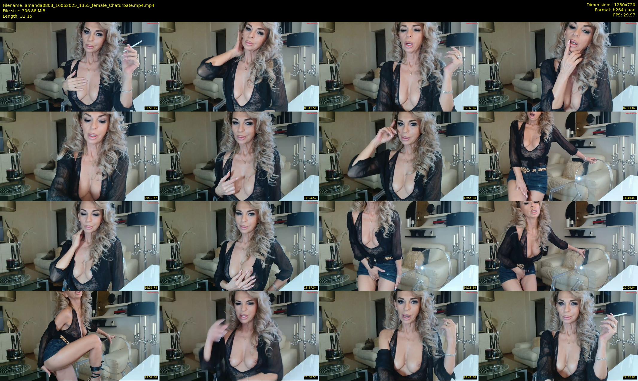 amanda0803 — 32 minute Chaturbate female cam show recording, 720p, Jun 16, 2025