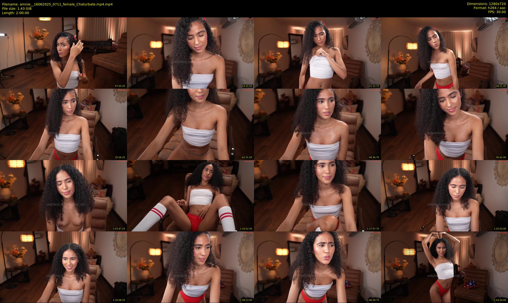 amnie_ — 120 minute Chaturbate female cam show recording, 720p, Jun 16, 2025