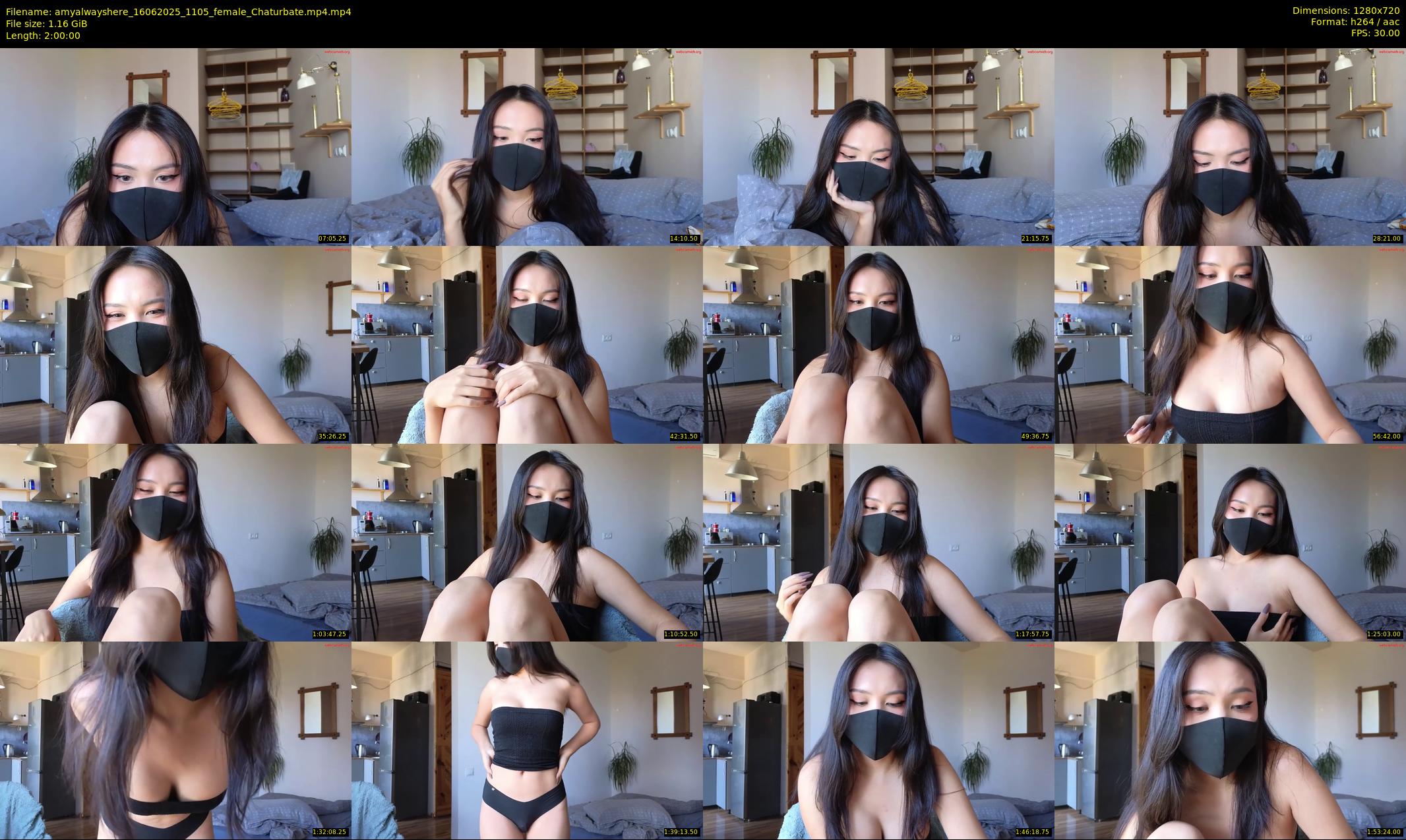 amyalwayshere — 120 minute Chaturbate female cam show recording, 720p, Jun 16, 2025
