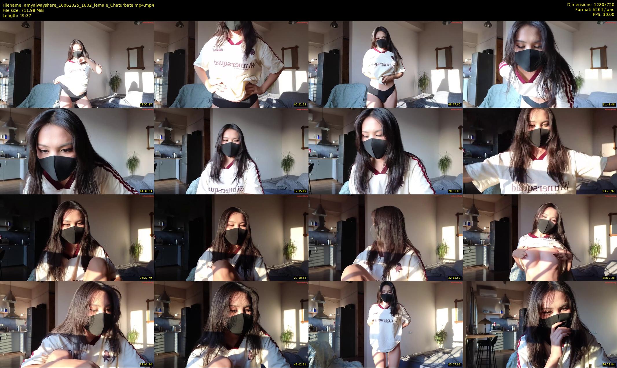 amyalwayshere — 50 minute Chaturbate female cam show recording, 720p, Jun 16, 2025