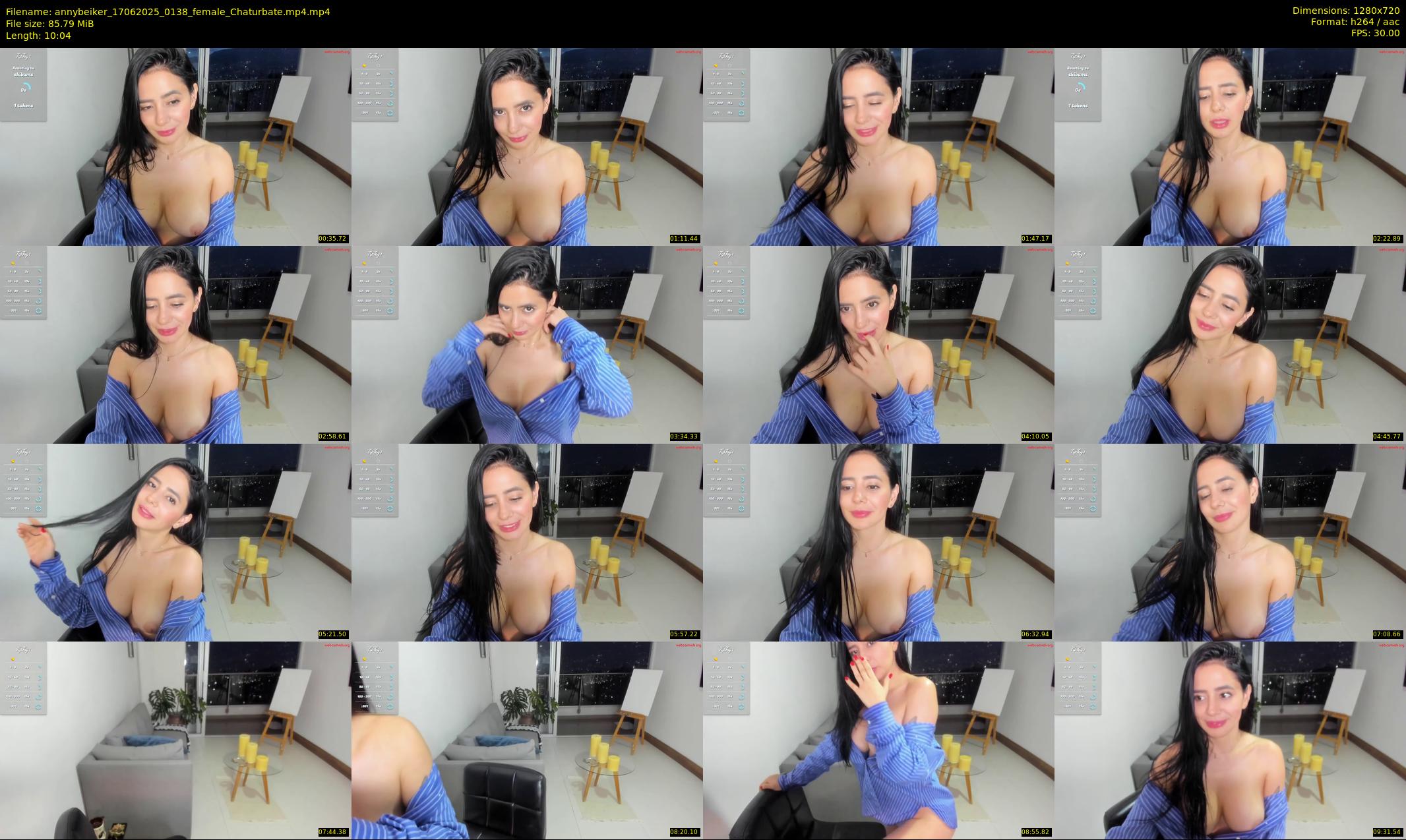 annybeiker — 11 minute Chaturbate female cam show recording, 720p, Jun 17, 2025