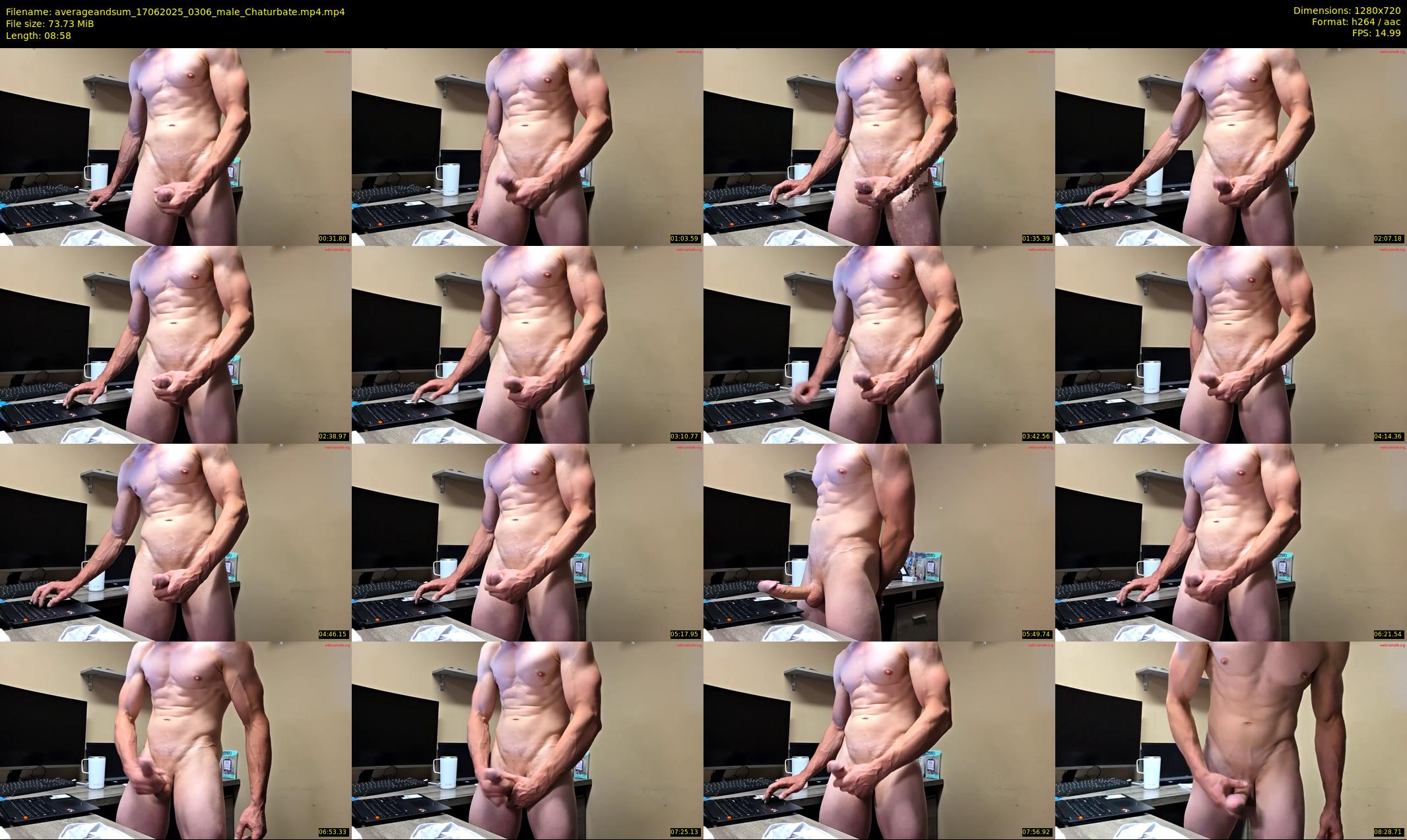 averageandsum — 9 minute Chaturbate male cam show recording, 720p, Jun 17, 2025