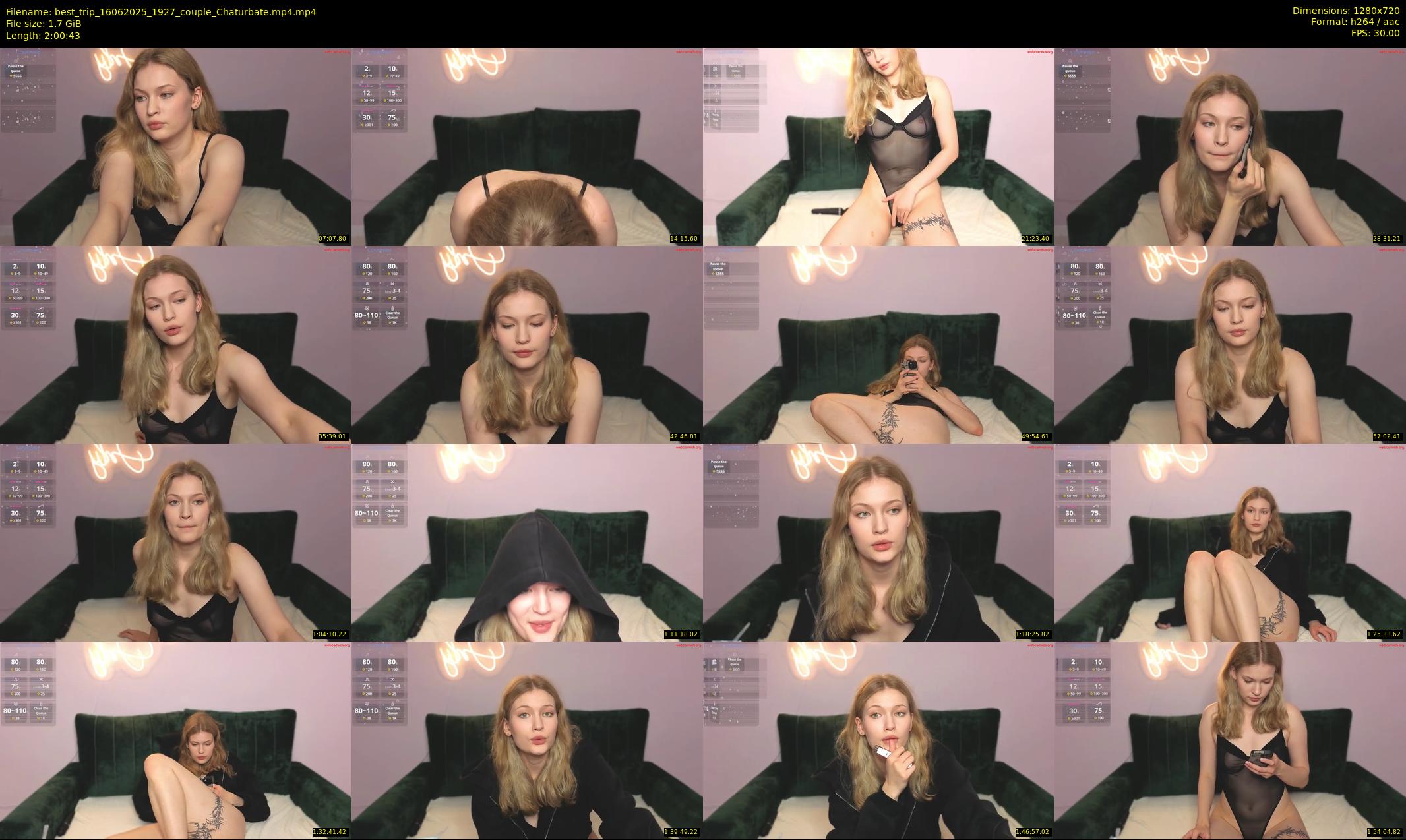 best_trip — 121 minute Chaturbate couple cam show recording, 720p, Jun 16, 2025