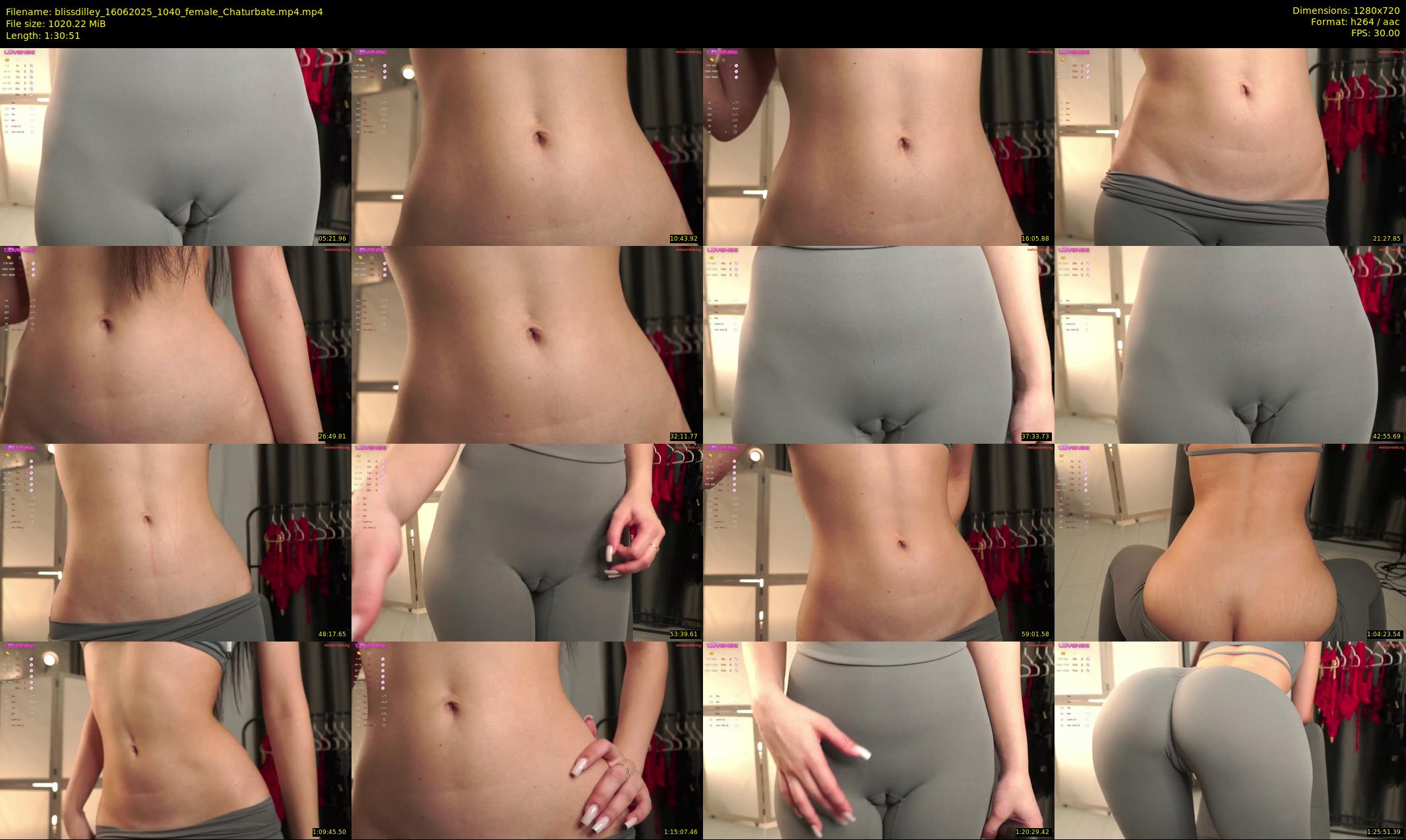 blissdilley — 91 minute Chaturbate female cam show recording, 720p, Jun 16, 2025