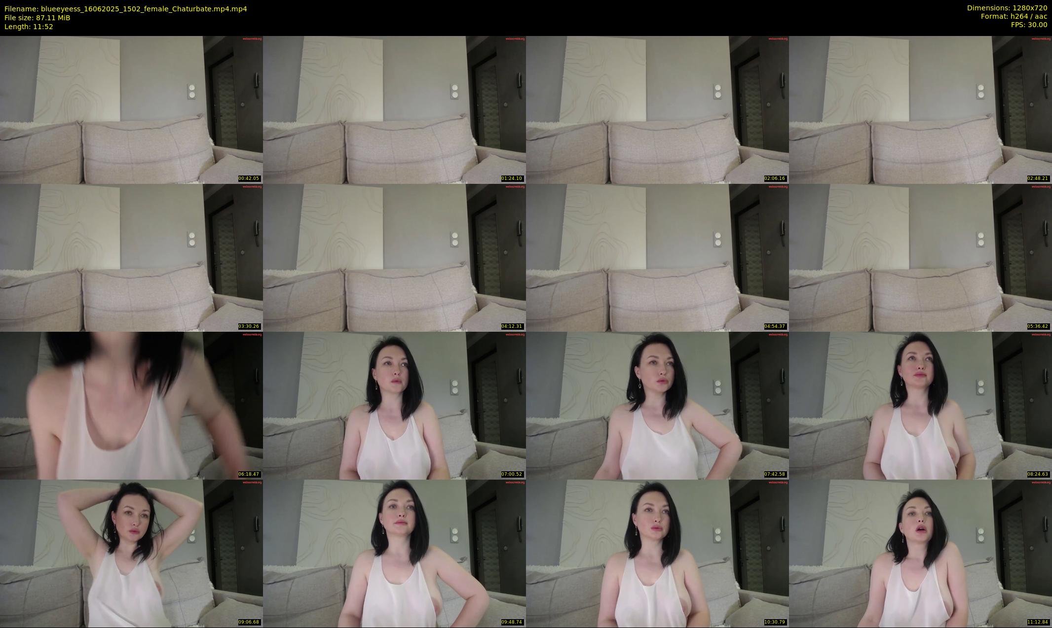 blueeyeess — 12 minute Chaturbate female cam show recording, 720p, Jun 16, 2025