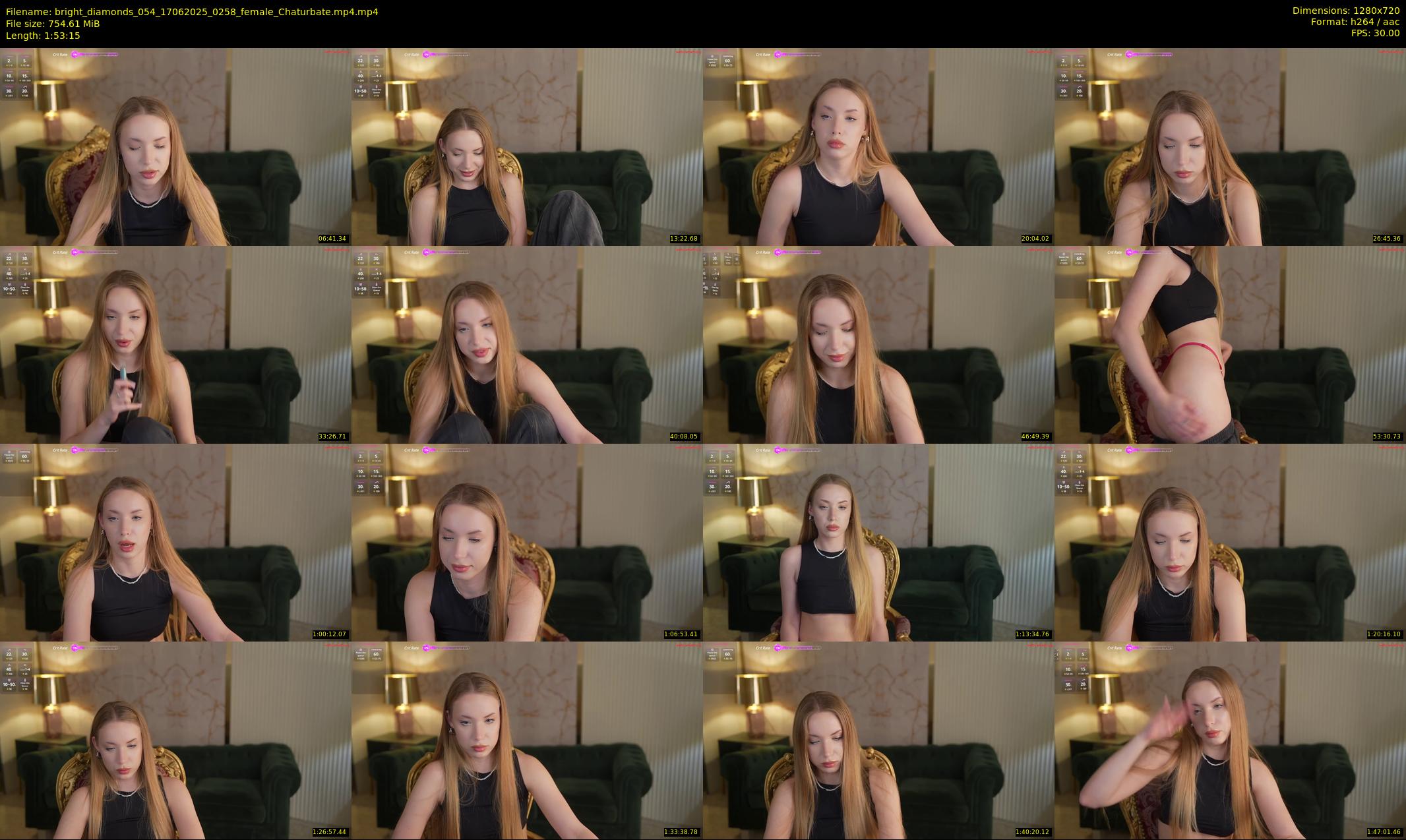 bright_diamonds_054 — 114 minute Chaturbate couple cam show recording, 720p, Jun 17, 2025