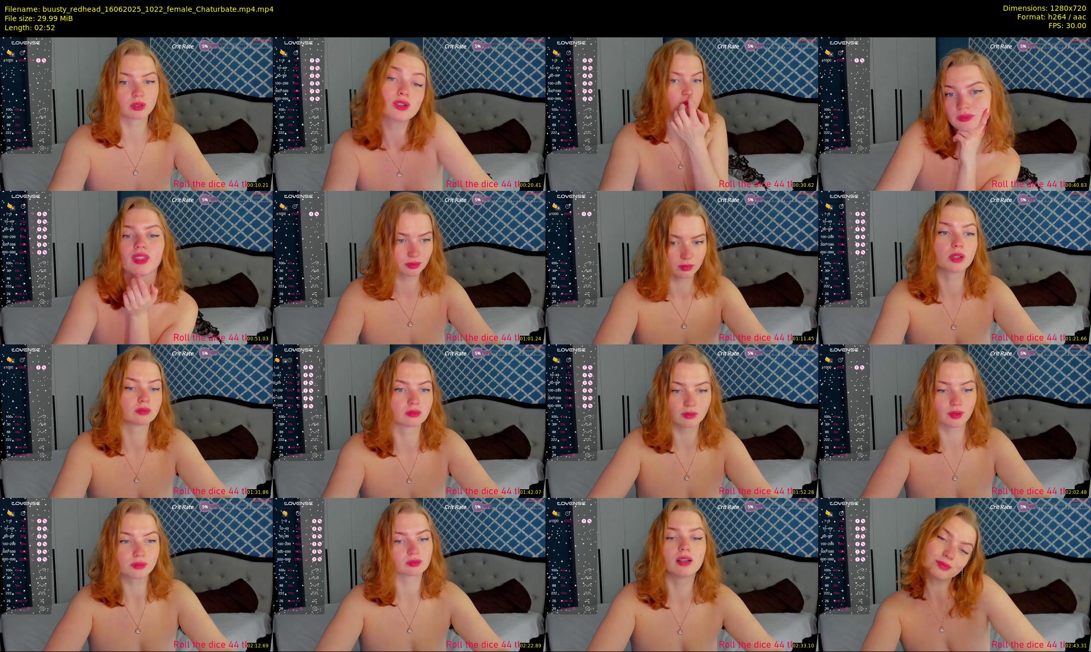 buusty_redhead — 3 minute Chaturbate female cam show recording, 720p, Jun 16, 2025