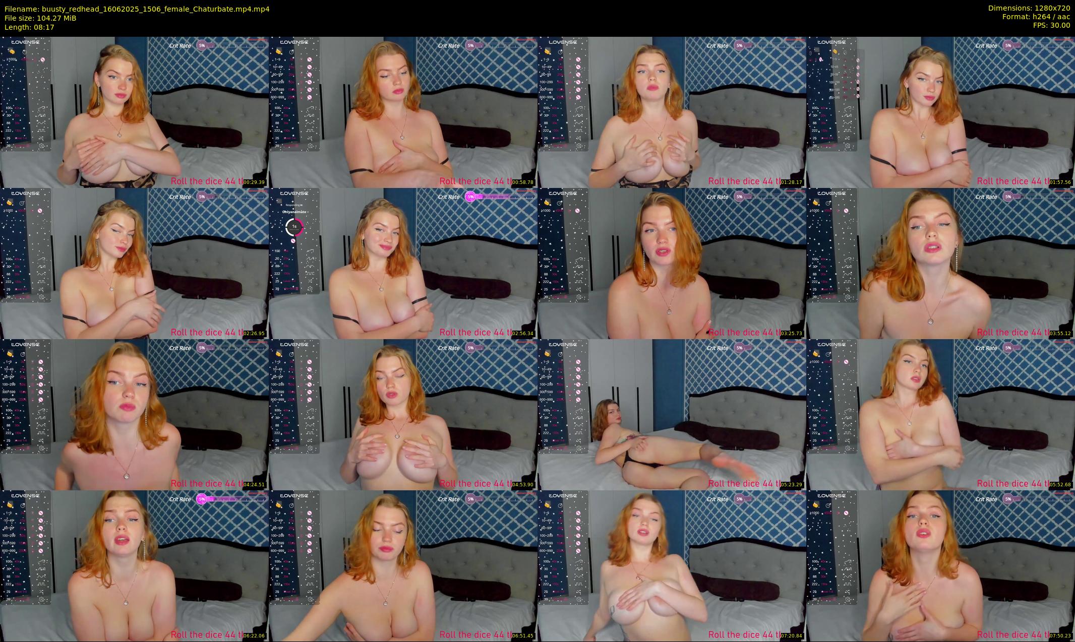 buusty_redhead — 9 minute Chaturbate female cam show recording, 720p, Jun 16, 2025