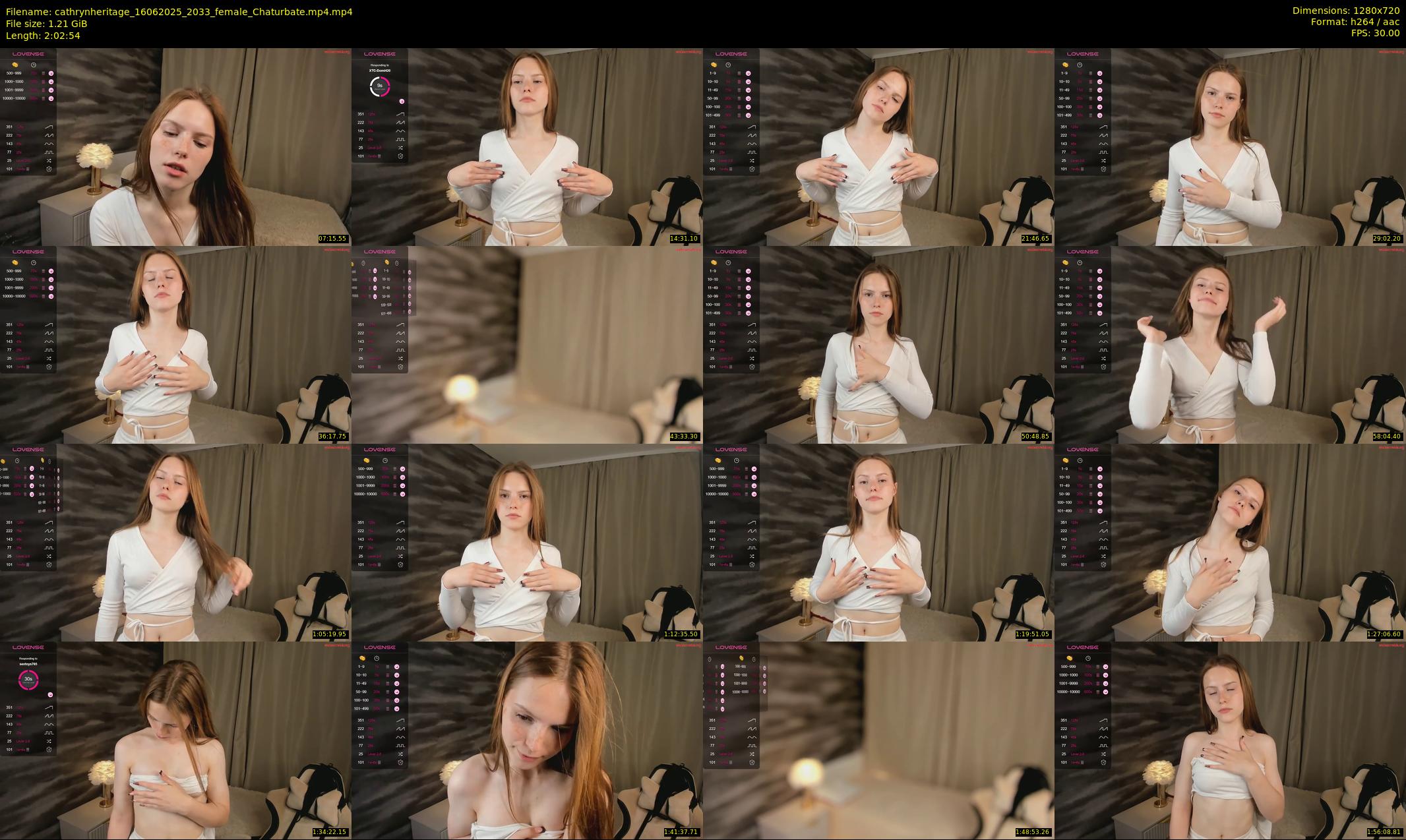 cathrynheritage — 123 minute Chaturbate female cam show recording, 720p, Jun 16, 2025