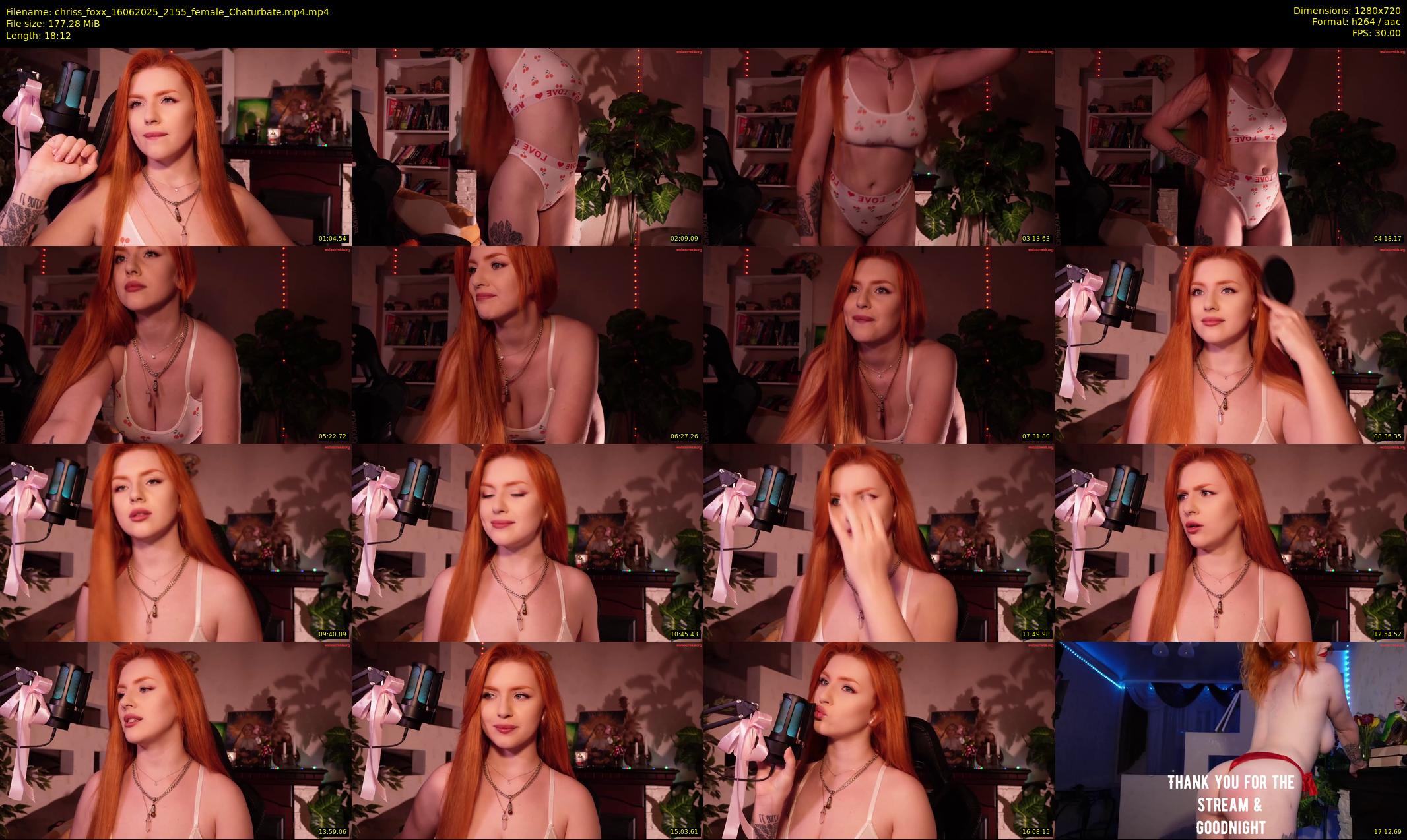chriss_foxx — 19 minute Chaturbate female cam show recording, 720p, Jun 16, 2025