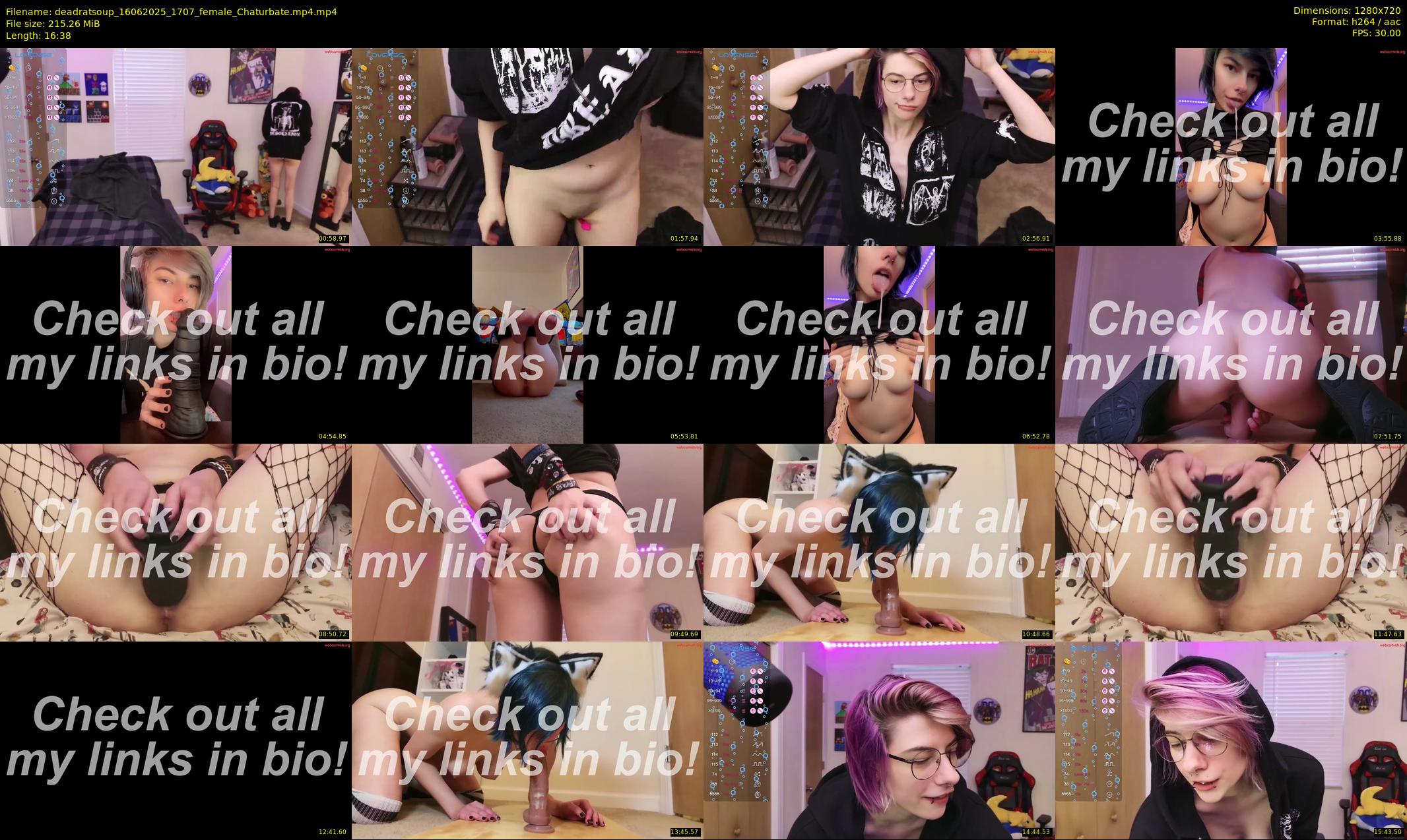deadratsoup — 17 minute Chaturbate female cam show recording, 720p, Jun 16, 2025