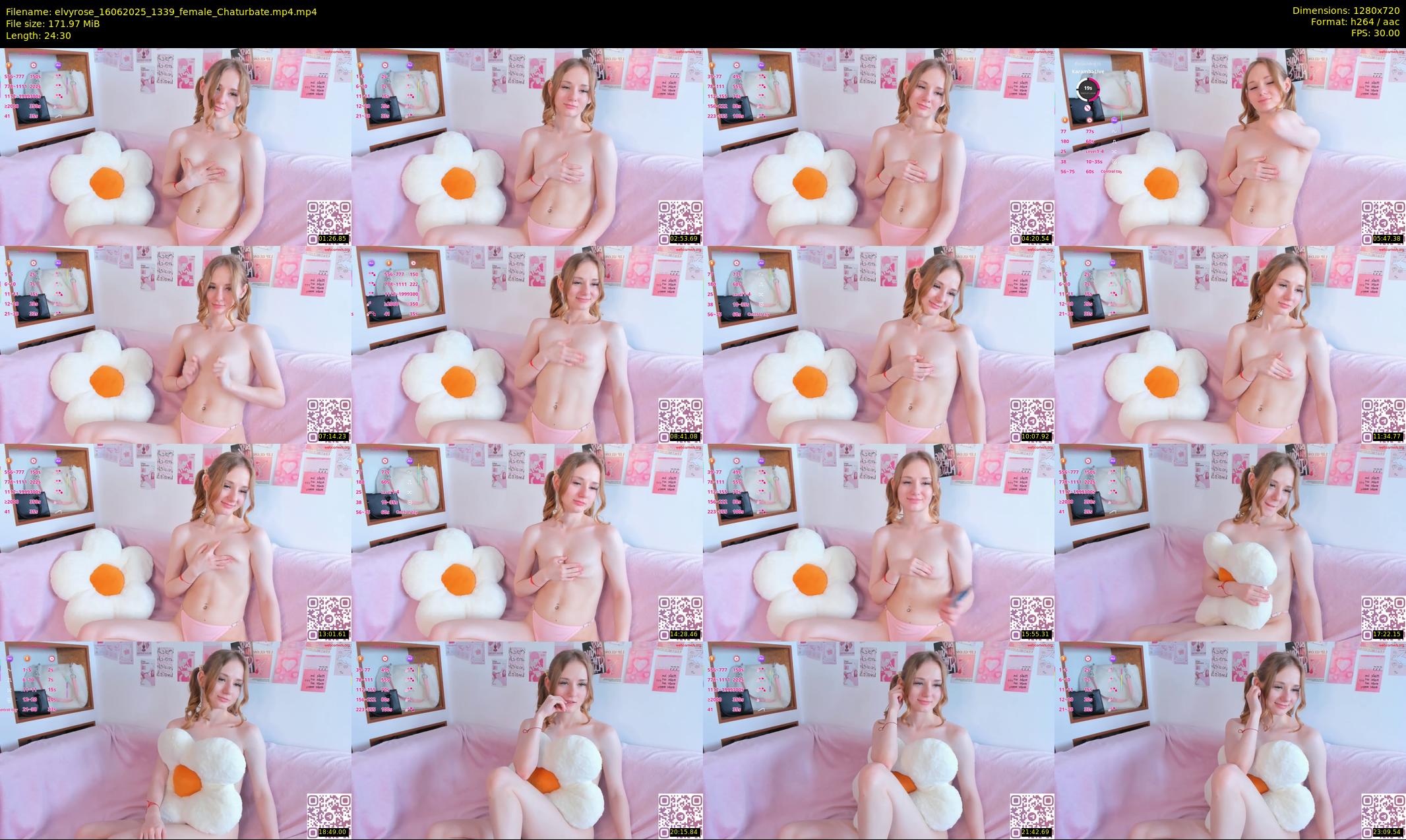 elvyrose — 25 minute Chaturbate female cam show recording, 720p, Jun 16, 2025