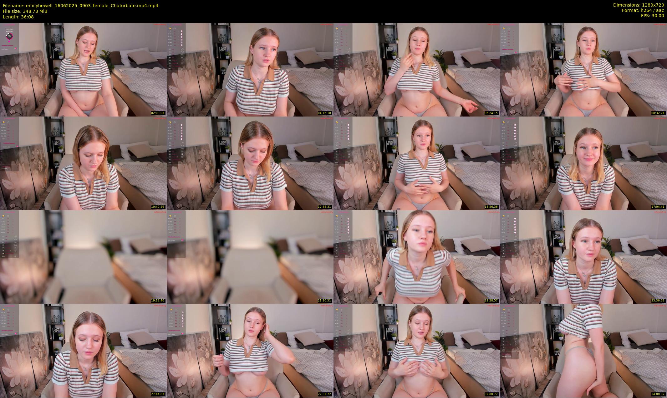 emilyhewell — 37 minute Chaturbate female cam show recording, 720p, Jun 16, 2025