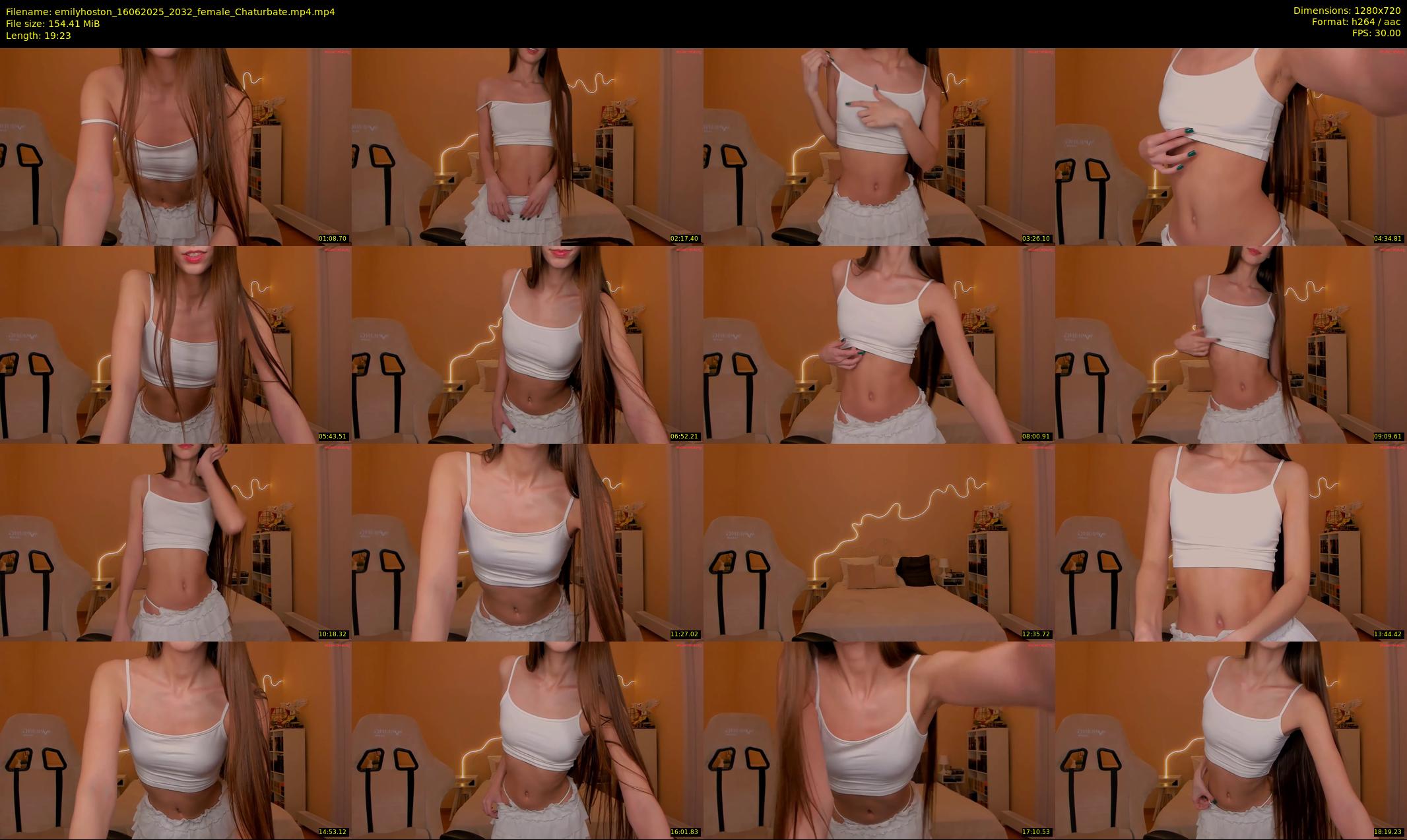 emilyhoston — 20 minute Chaturbate female cam show recording, 720p, Jun 16, 2025