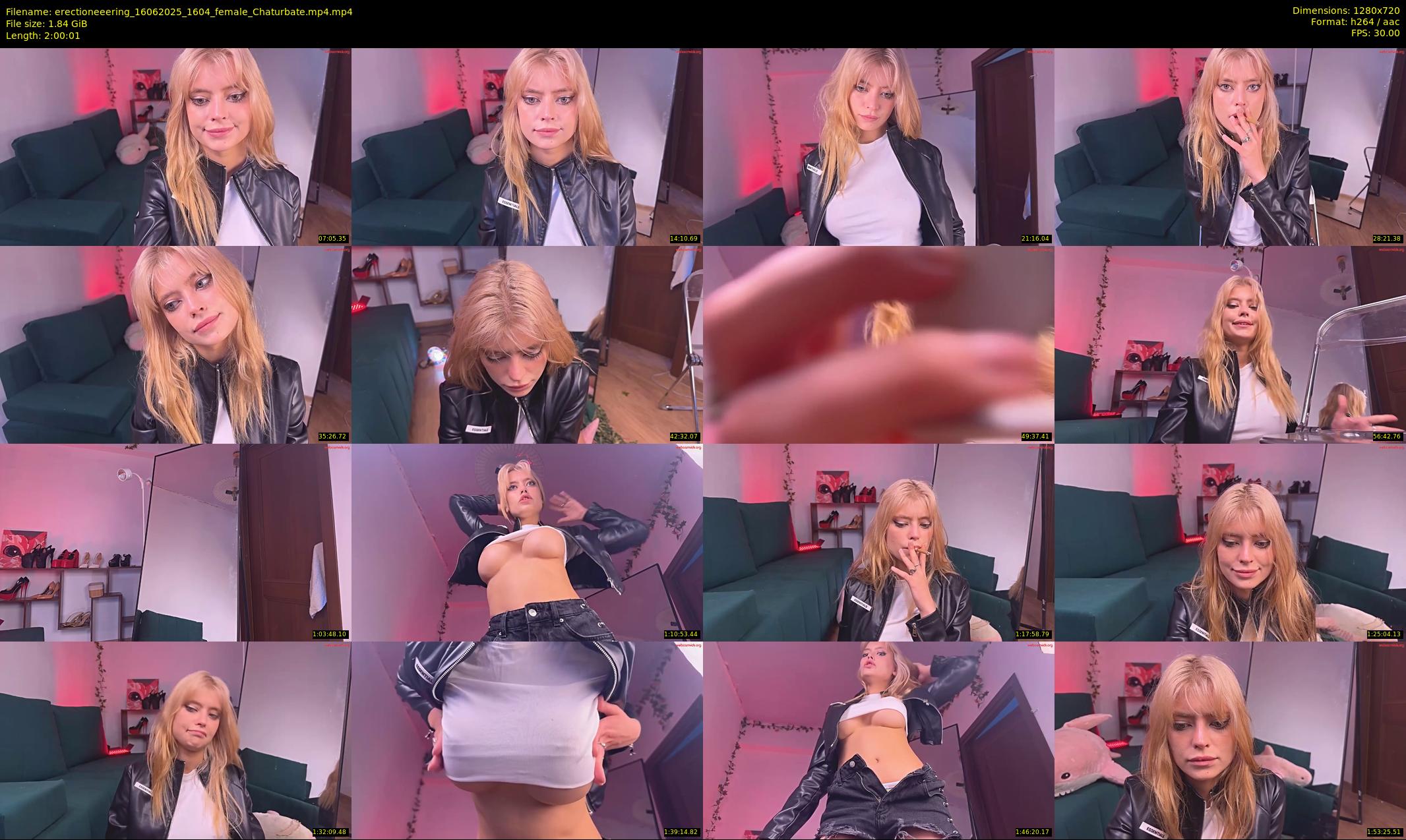 erectioneeering — 121 minute Chaturbate female cam show recording, 720p, Jun 16, 2025
