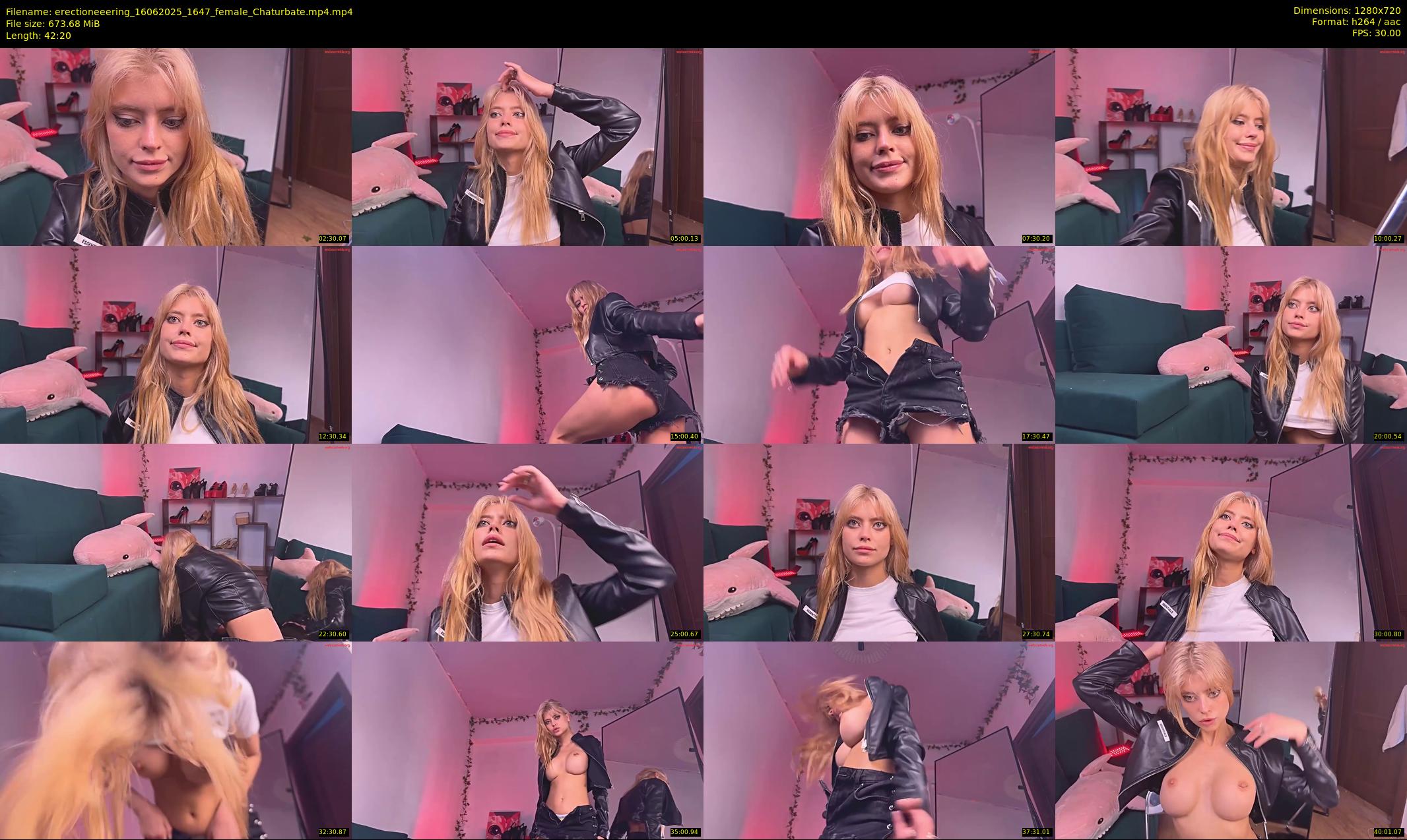 erectioneeering — 43 minute Chaturbate female cam show recording, 720p, Jun 16, 2025
