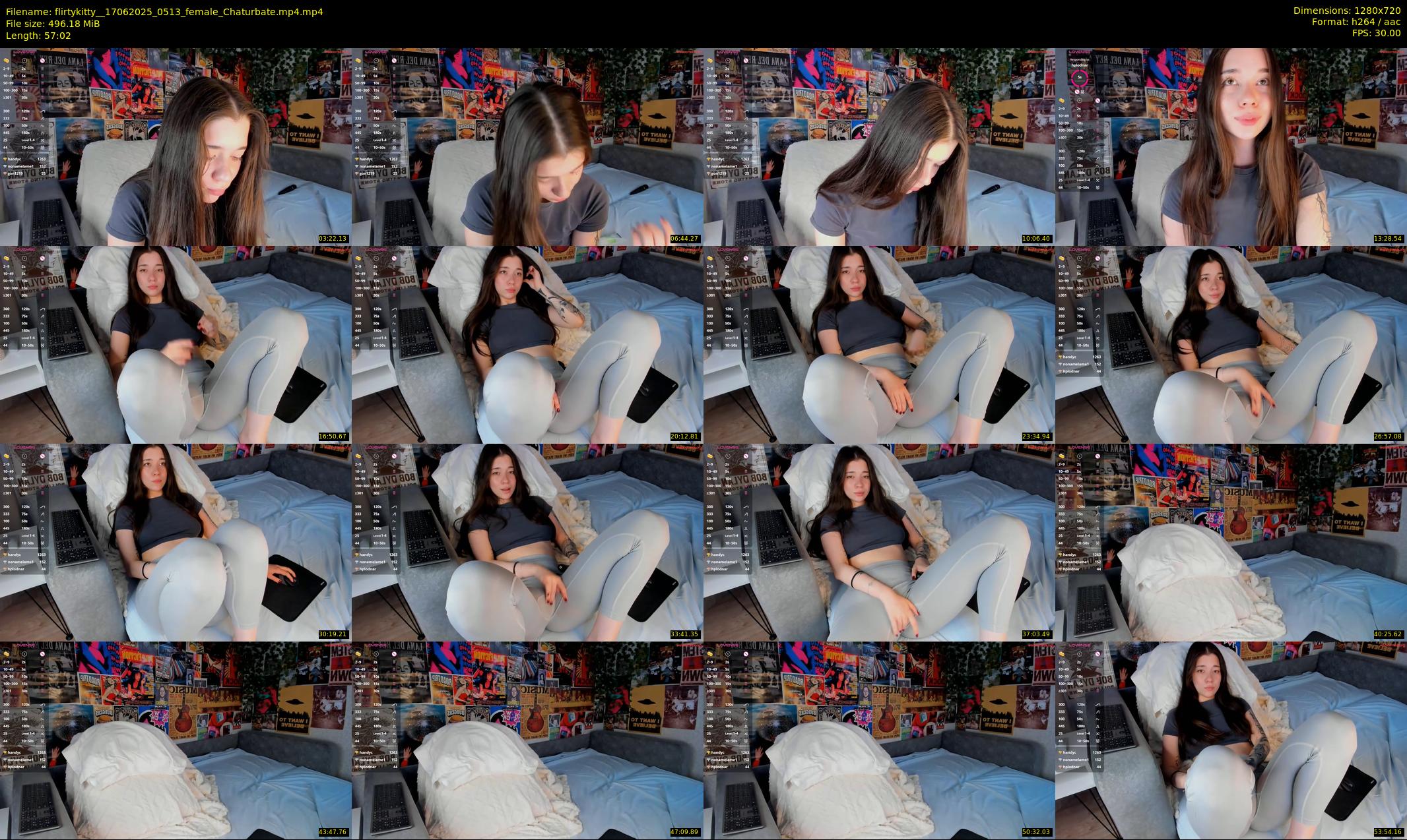 flirtykitty_ — 58 minute Chaturbate female cam show recording, 720p, Jun 17, 2025