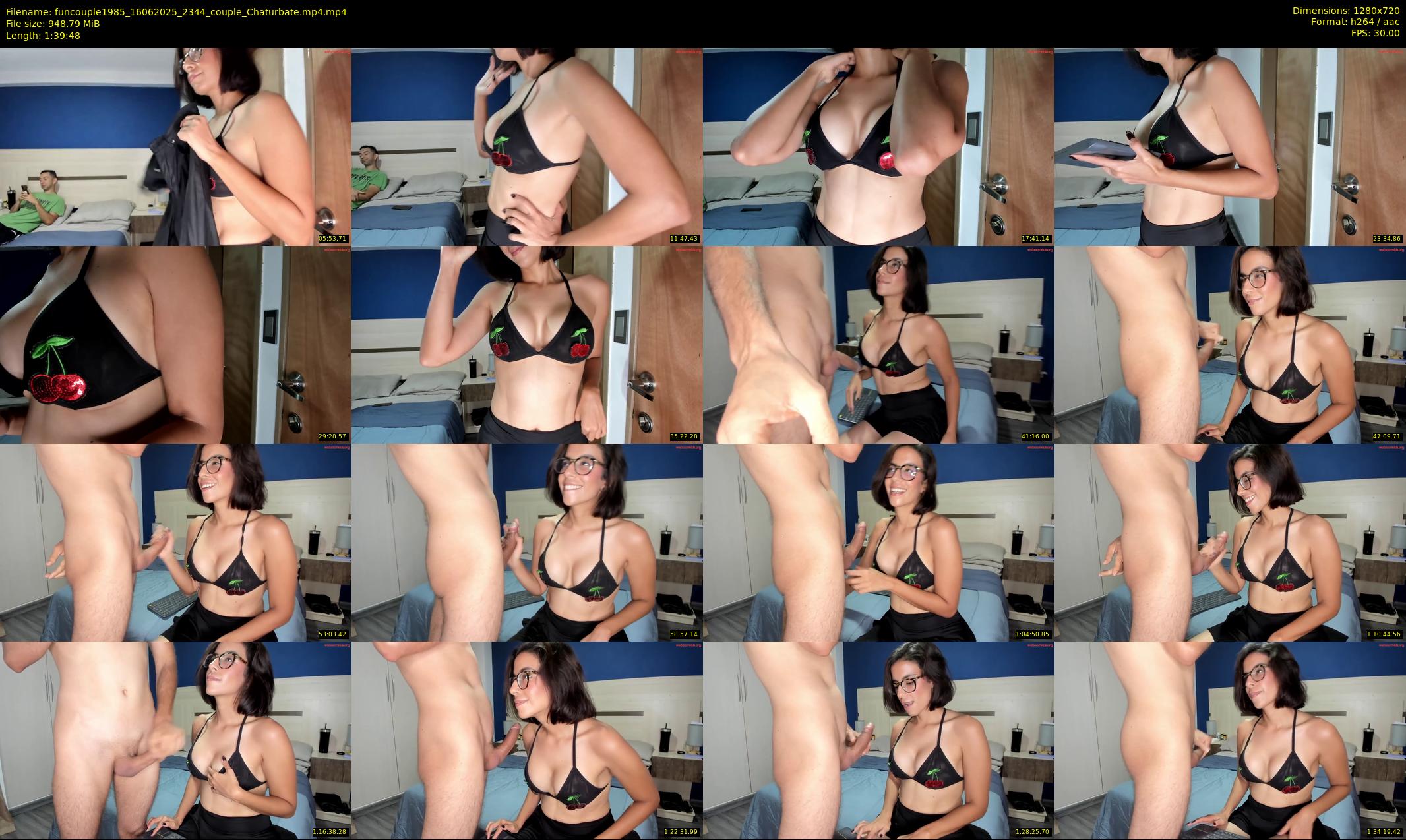 funcouple1985 — 100 minute Chaturbate couple cam show recording, 720p, Jun 16, 2025