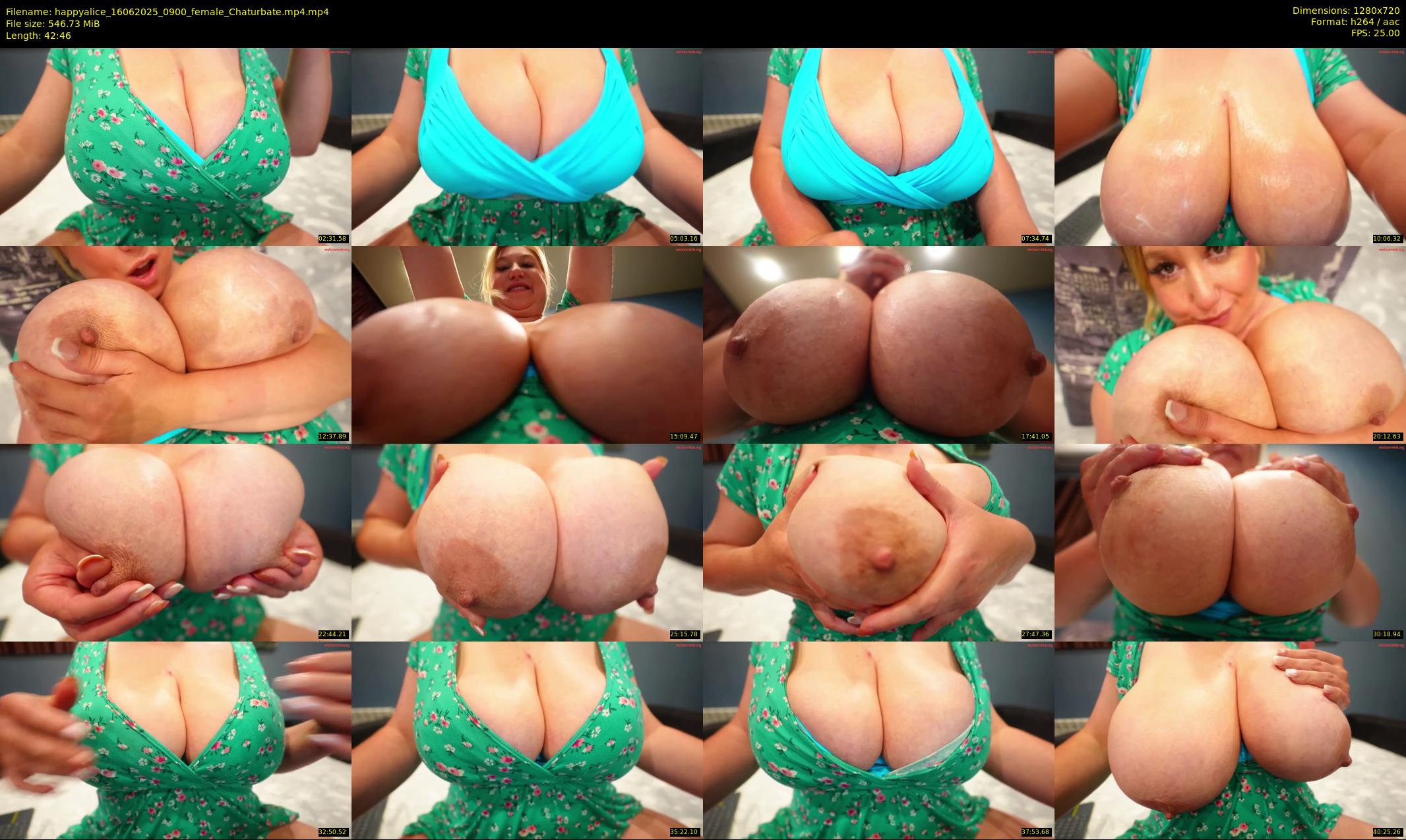 happyalice — 43 minute Chaturbate female cam show recording, 720p, Jun 16, 2025