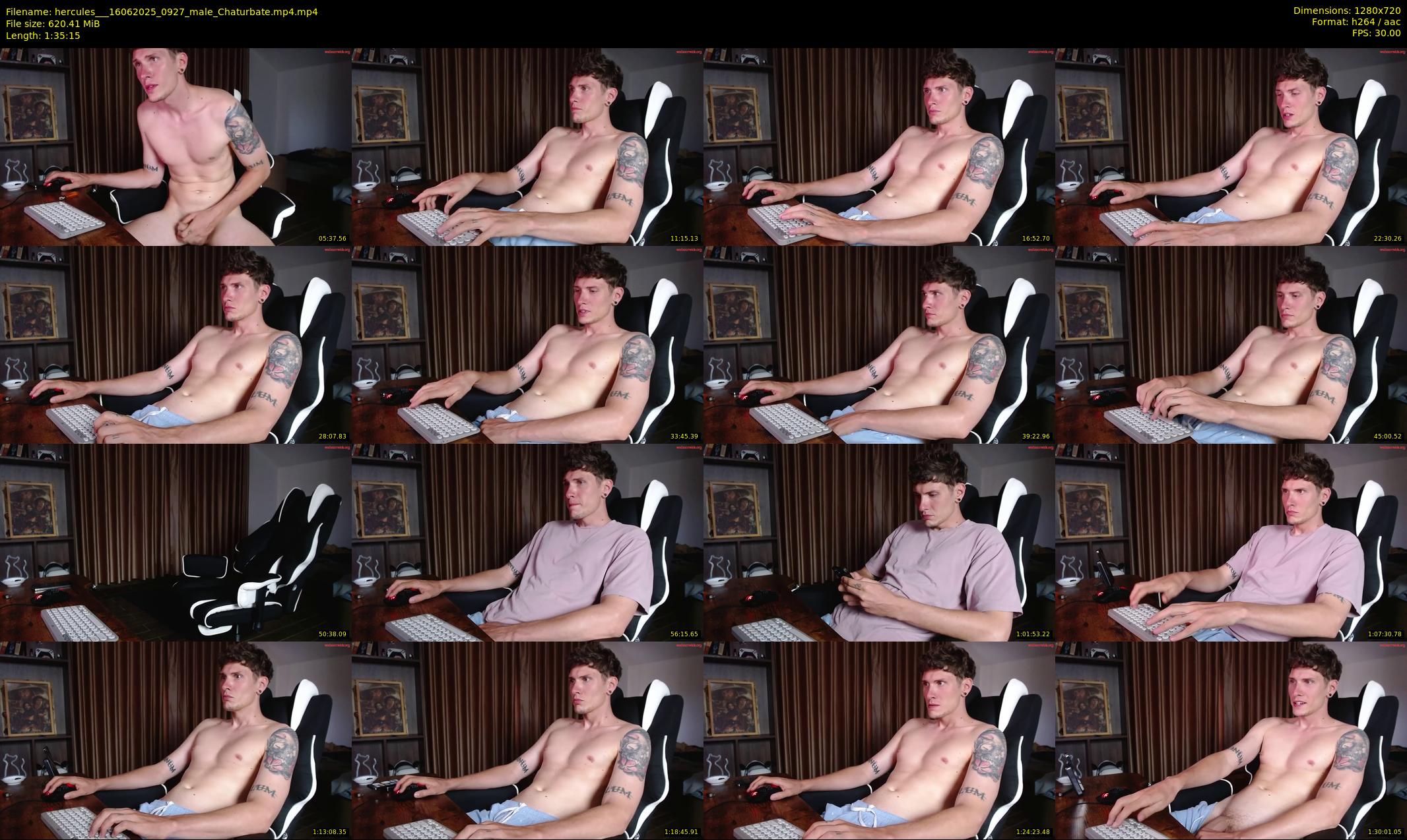 hercules__ — 96 minute Chaturbate male cam show recording, 720p, Jun 16, 2025