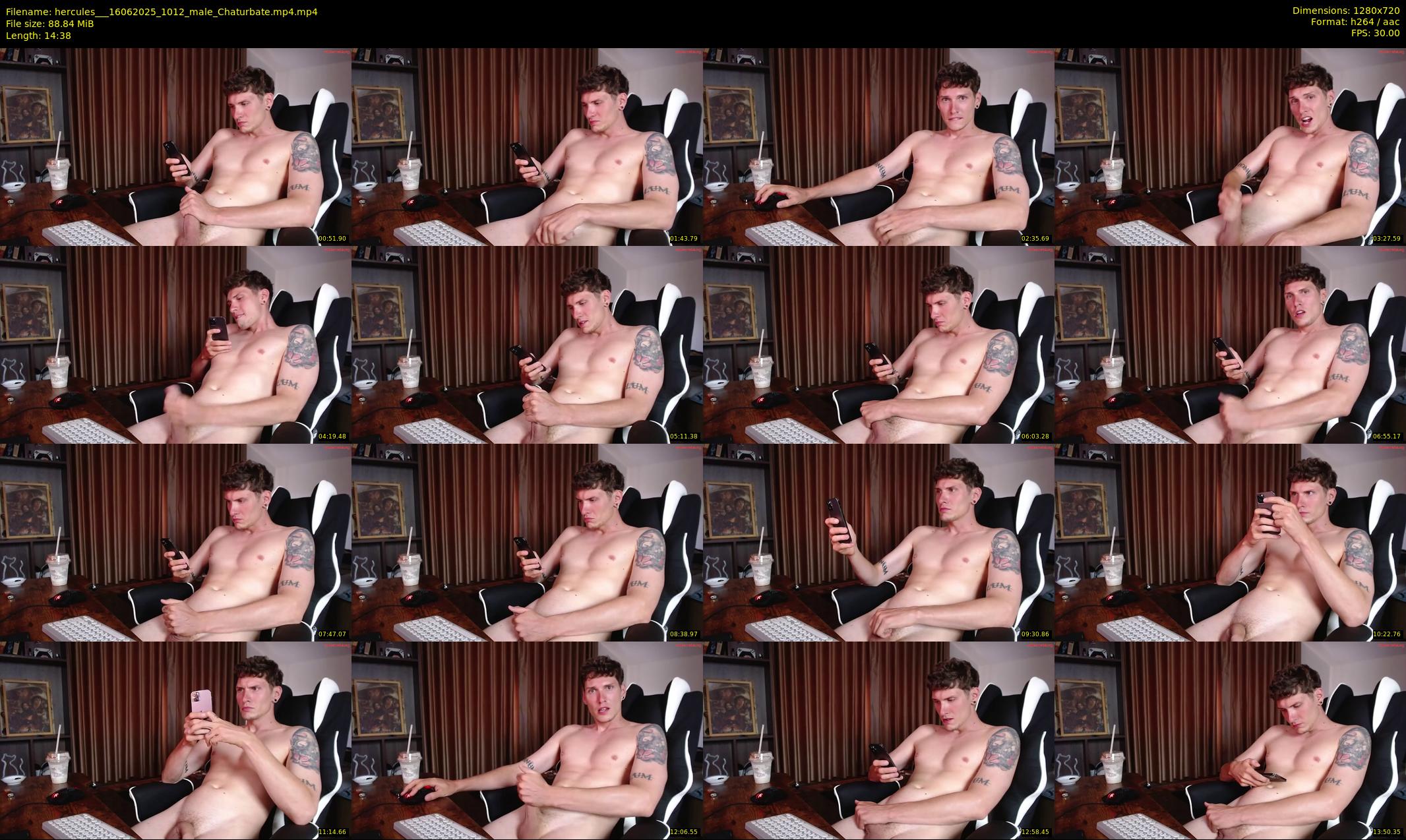 hercules__ — 15 minute Chaturbate male cam show recording, 720p, Jun 16, 2025