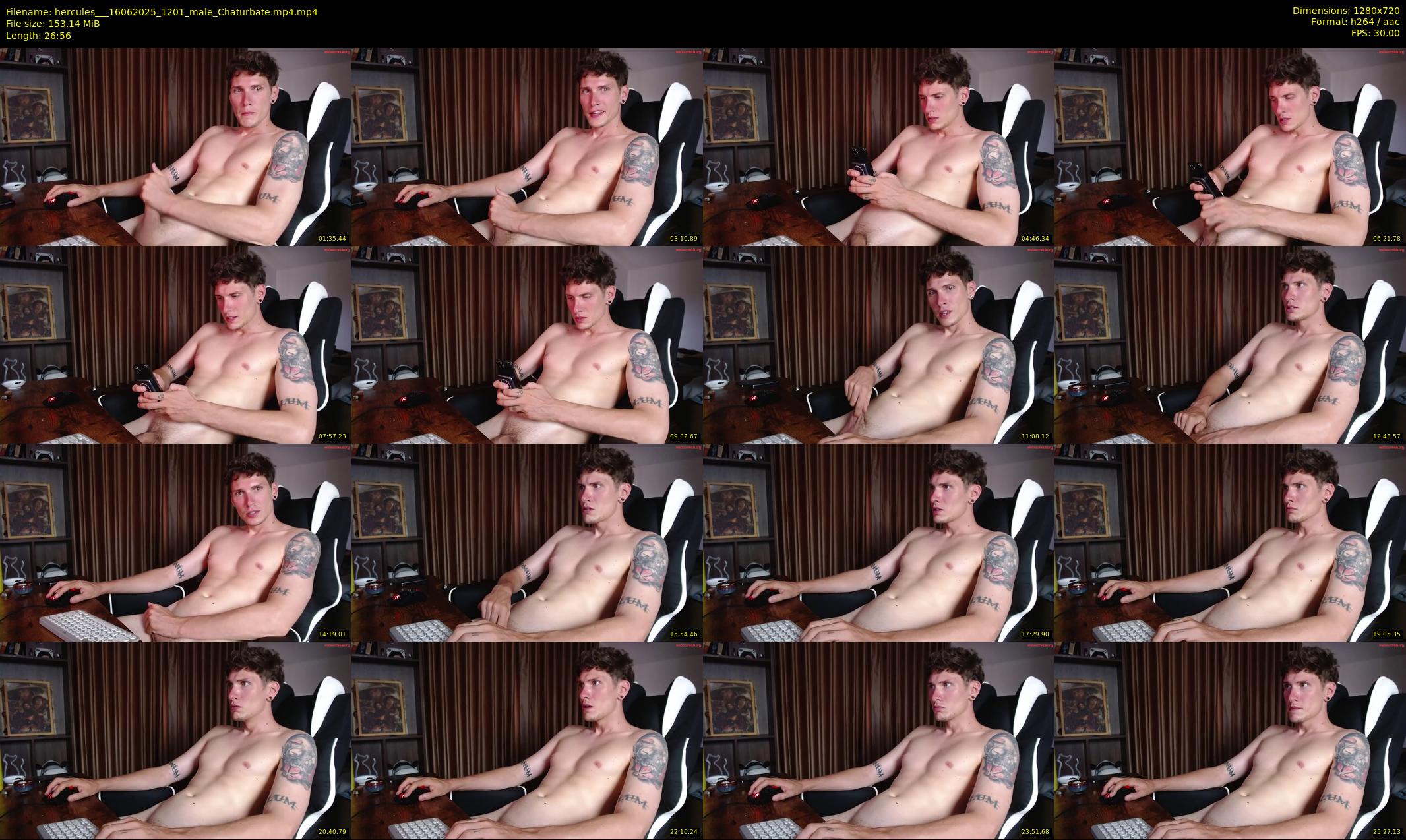 hercules__ — 27 minute Chaturbate male cam show recording, 720p, Jun 16, 2025