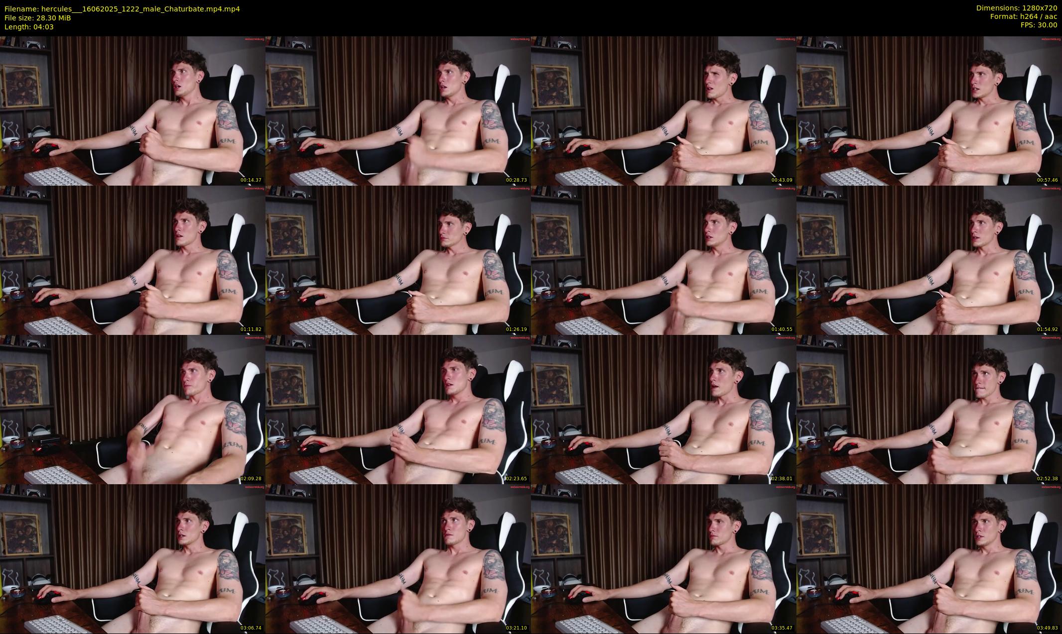 hercules__ — 5 minute Chaturbate male cam show recording, 720p, Jun 16, 2025