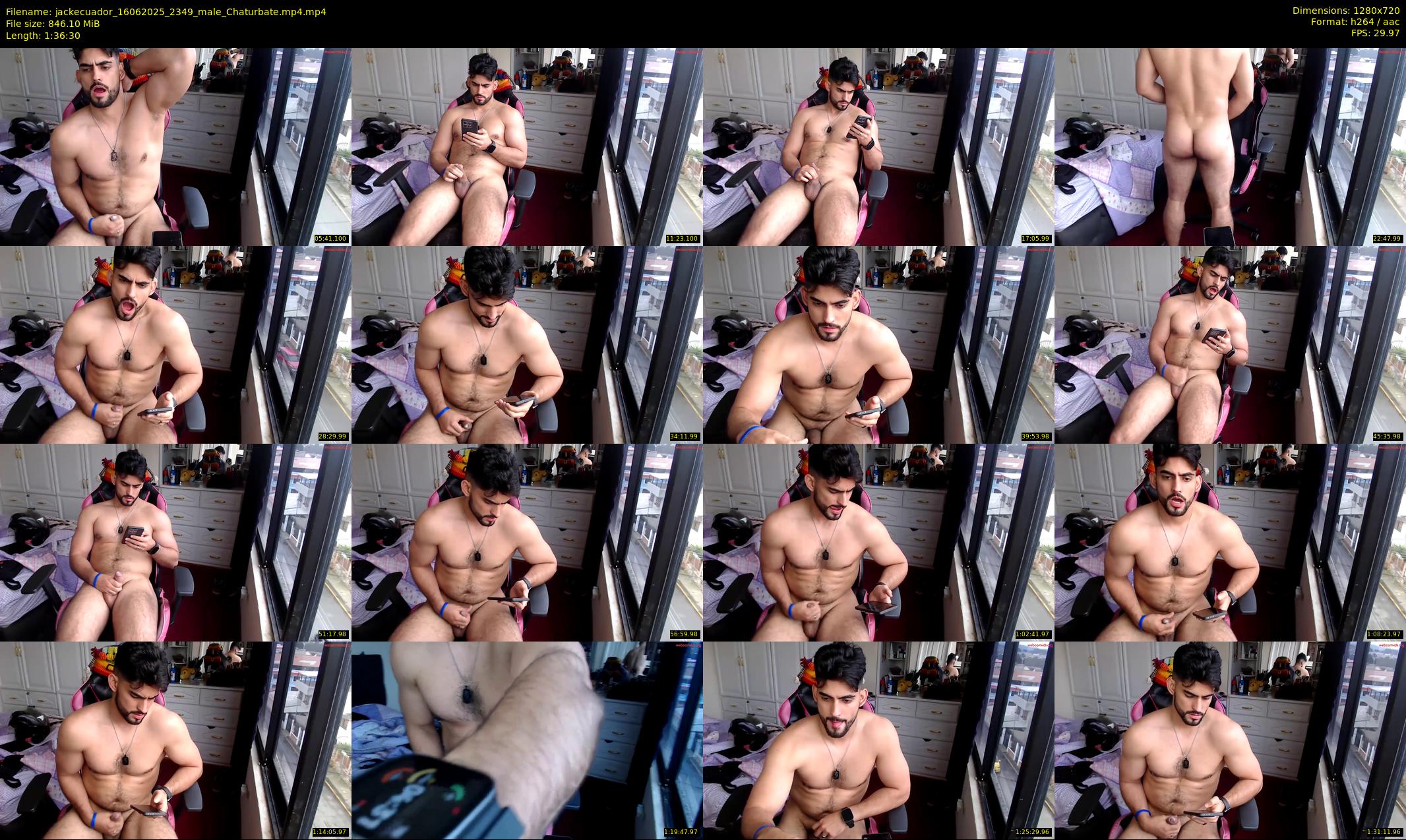 jackecuador — 97 minute Chaturbate male cam show recording, 720p, Jun 16, 2025