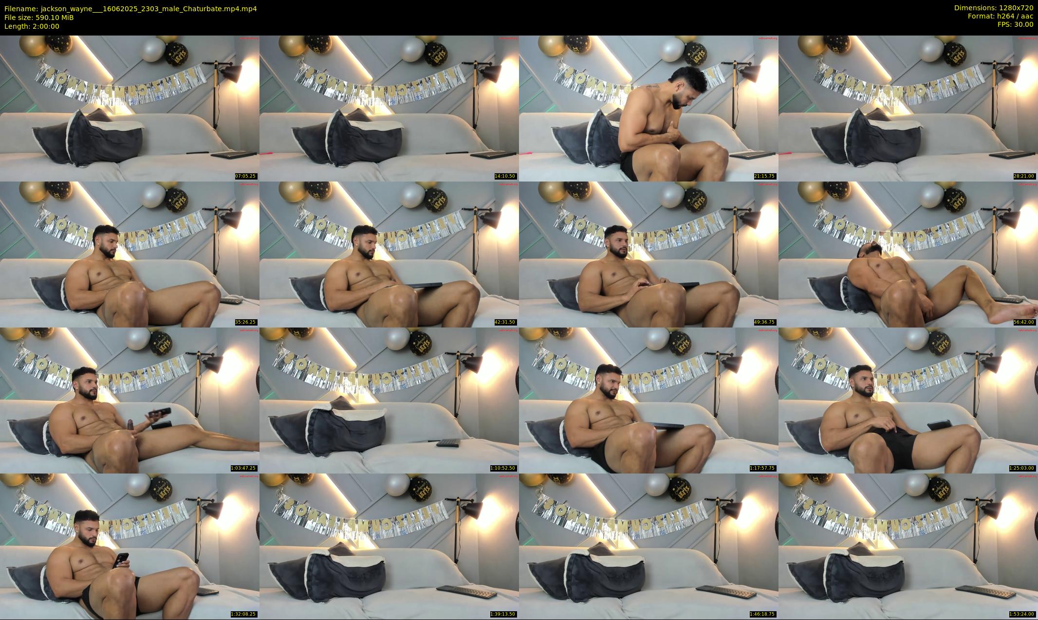 jackson_wayne__ — 120 minute Chaturbate male cam show recording, 720p, Jun 16, 2025