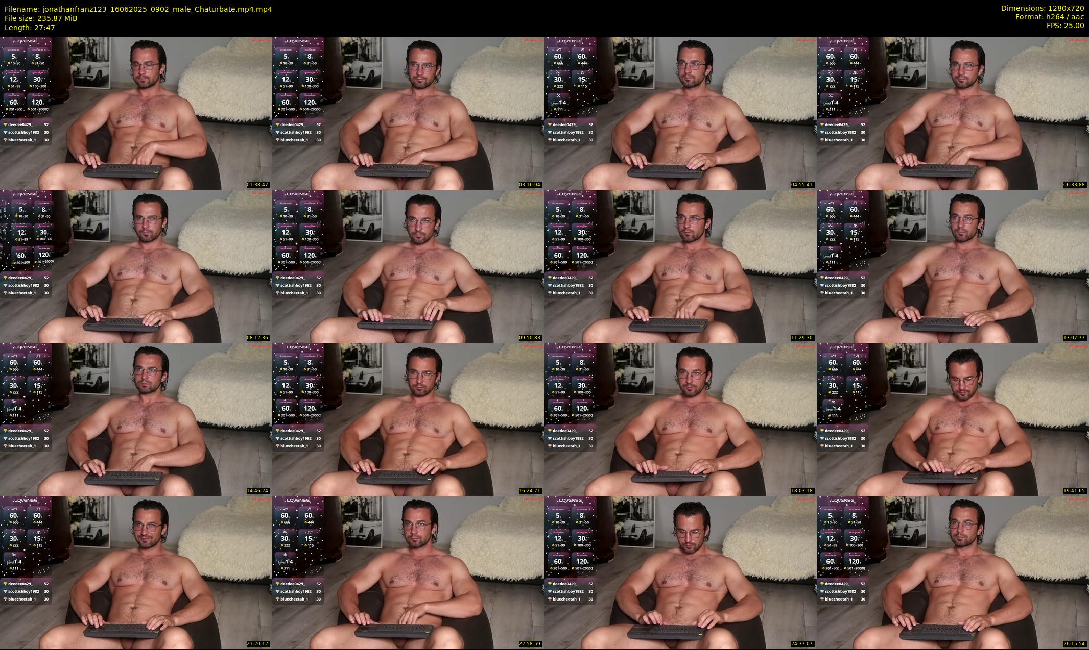 jonathanfranz123 — 28 minute Chaturbate male cam show recording, 720p, Jun 16, 2025