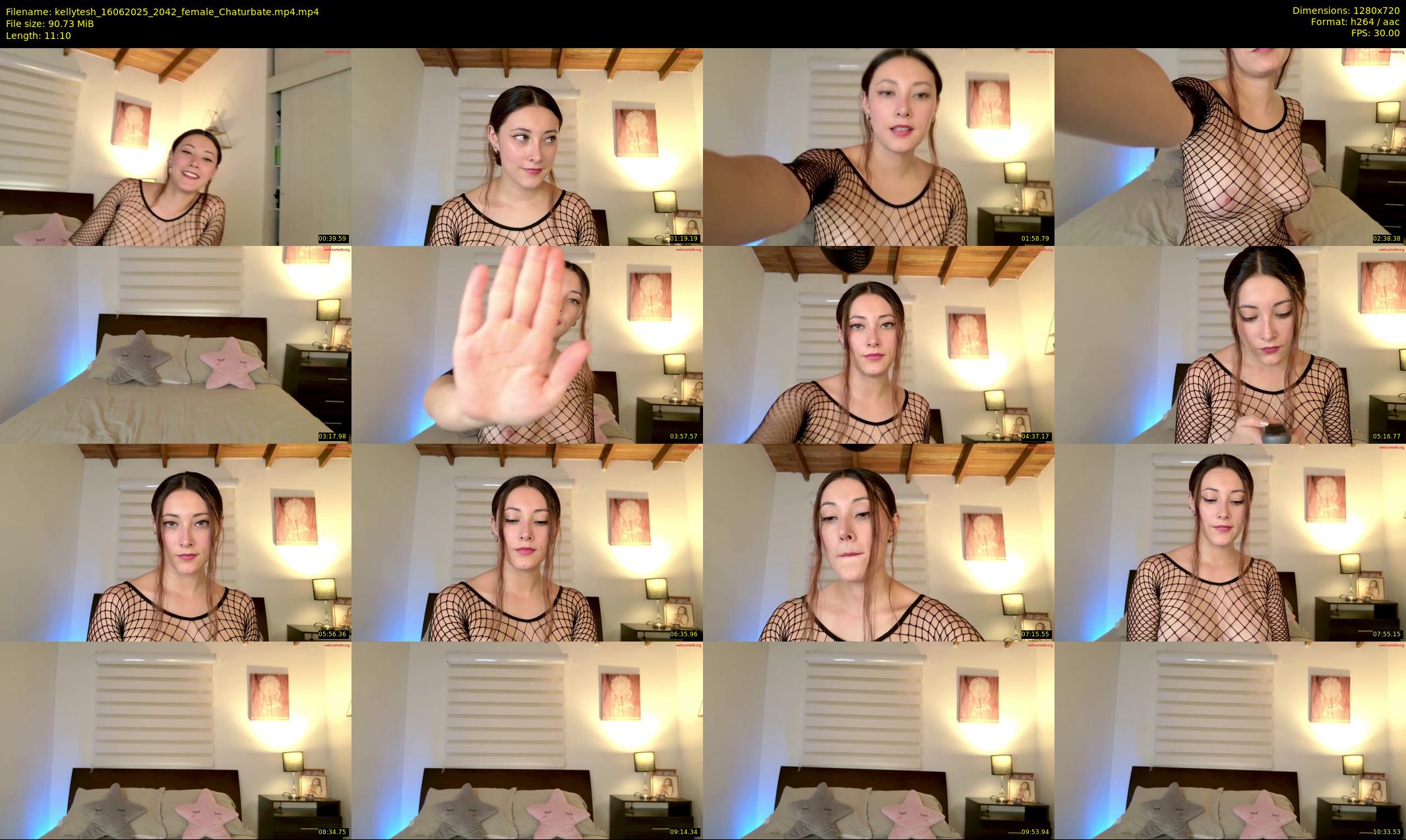kellytesh — 12 minute Chaturbate female cam show recording, 720p, Jun 16, 2025