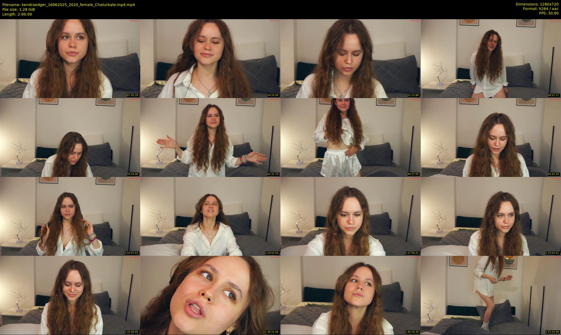 kendraedger — 120 minute Chaturbate female cam show recording, 720p, Jun 16, 2025