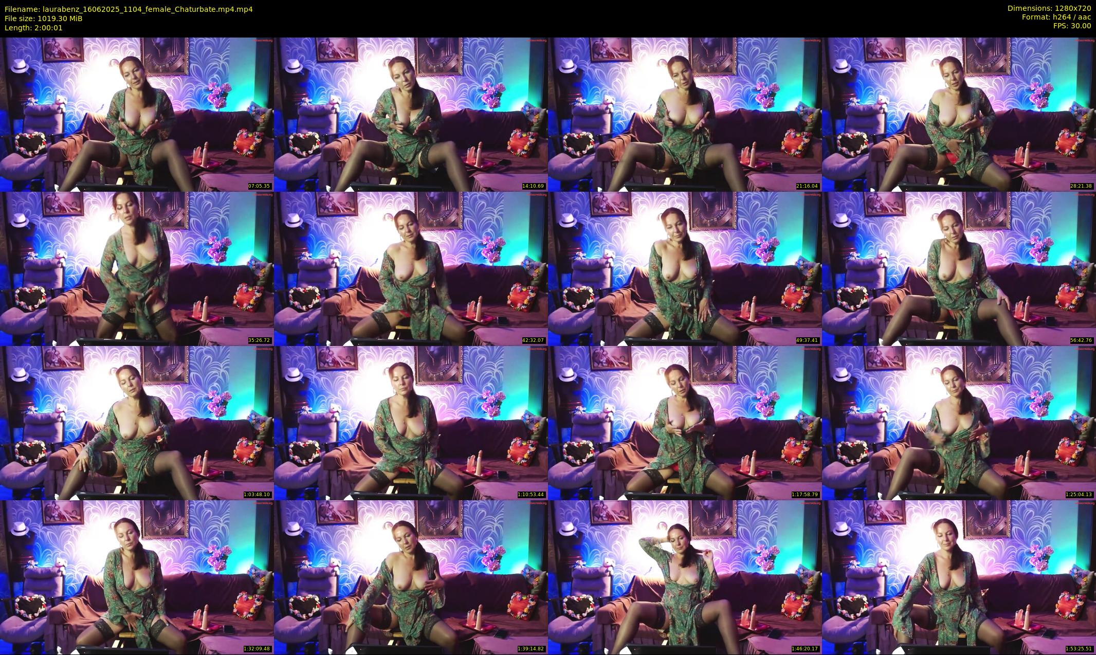 laurabenz — 121 minute Chaturbate female cam show recording, 720p, Jun 16, 2025