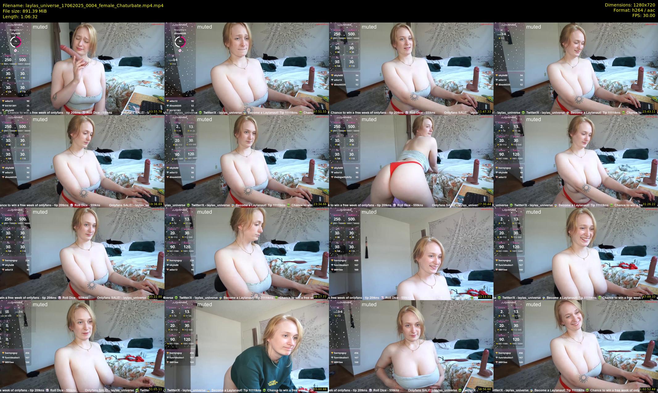 laylas_universe — 67 minute Chaturbate female cam show recording, 720p, Jun 17, 2025