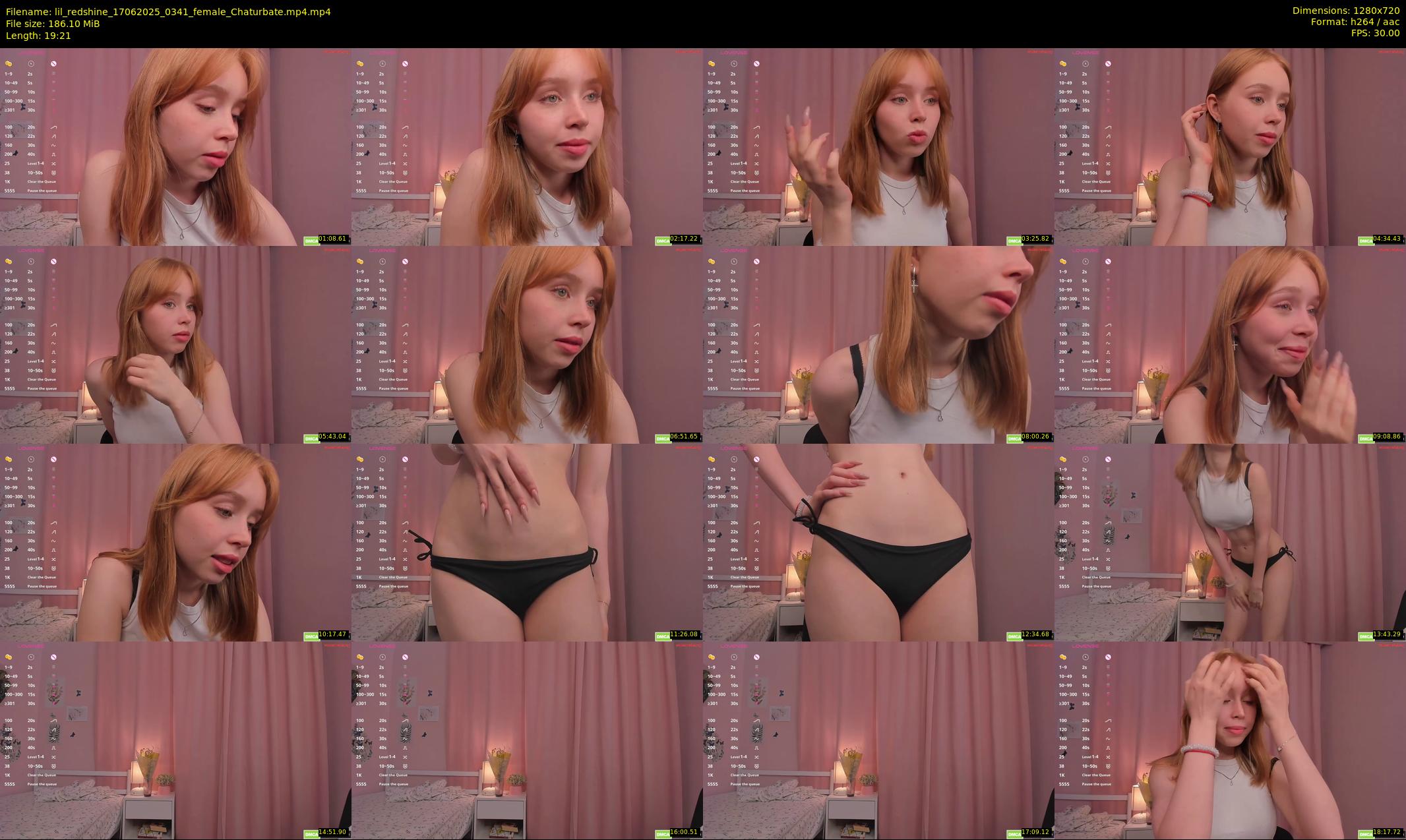 lil_redshine — 20 minute Chaturbate female cam show recording, 720p, Jun 17, 2025