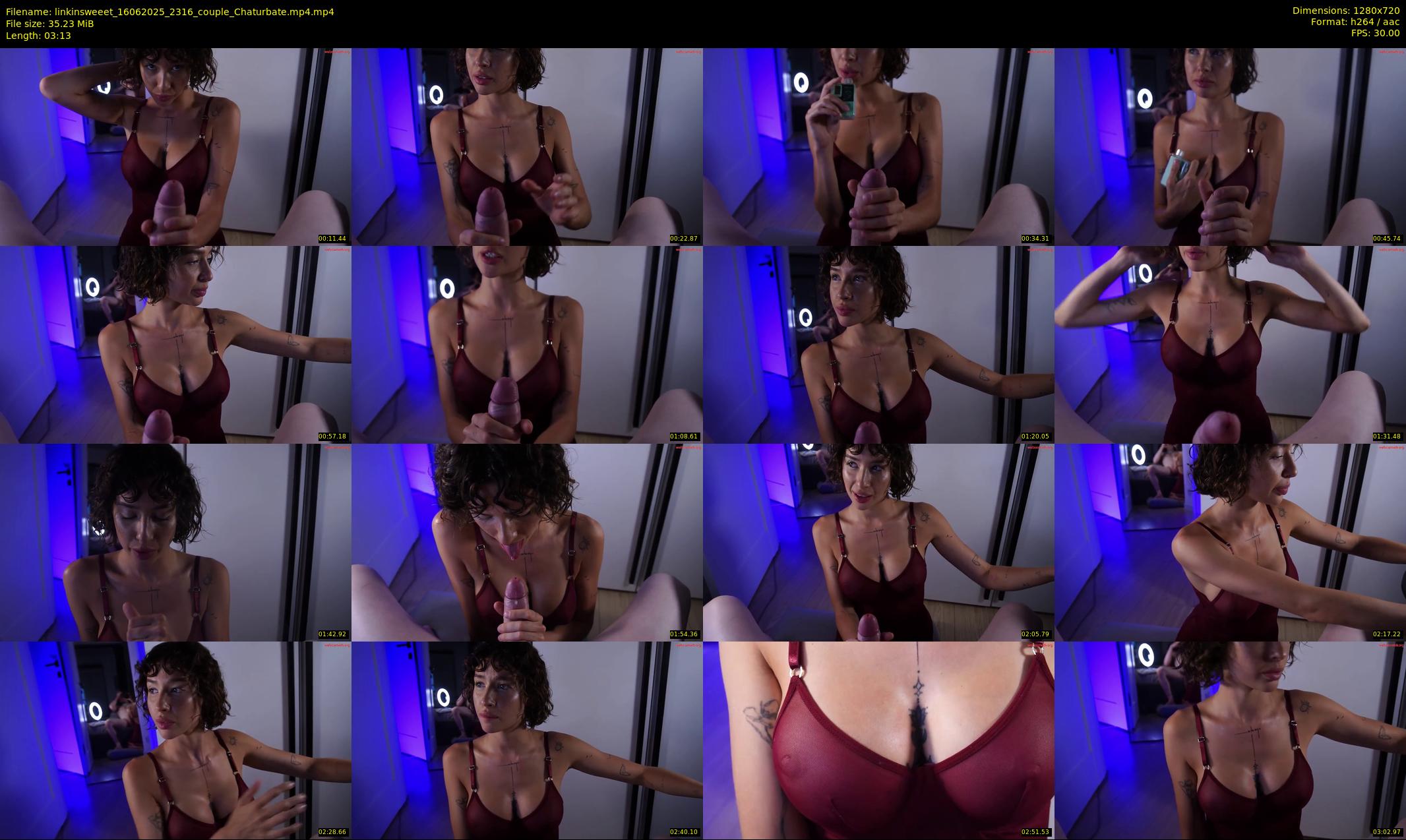 linkinsweeet — 4 minute Chaturbate couple cam show recording, 720p, Jun 16, 2025