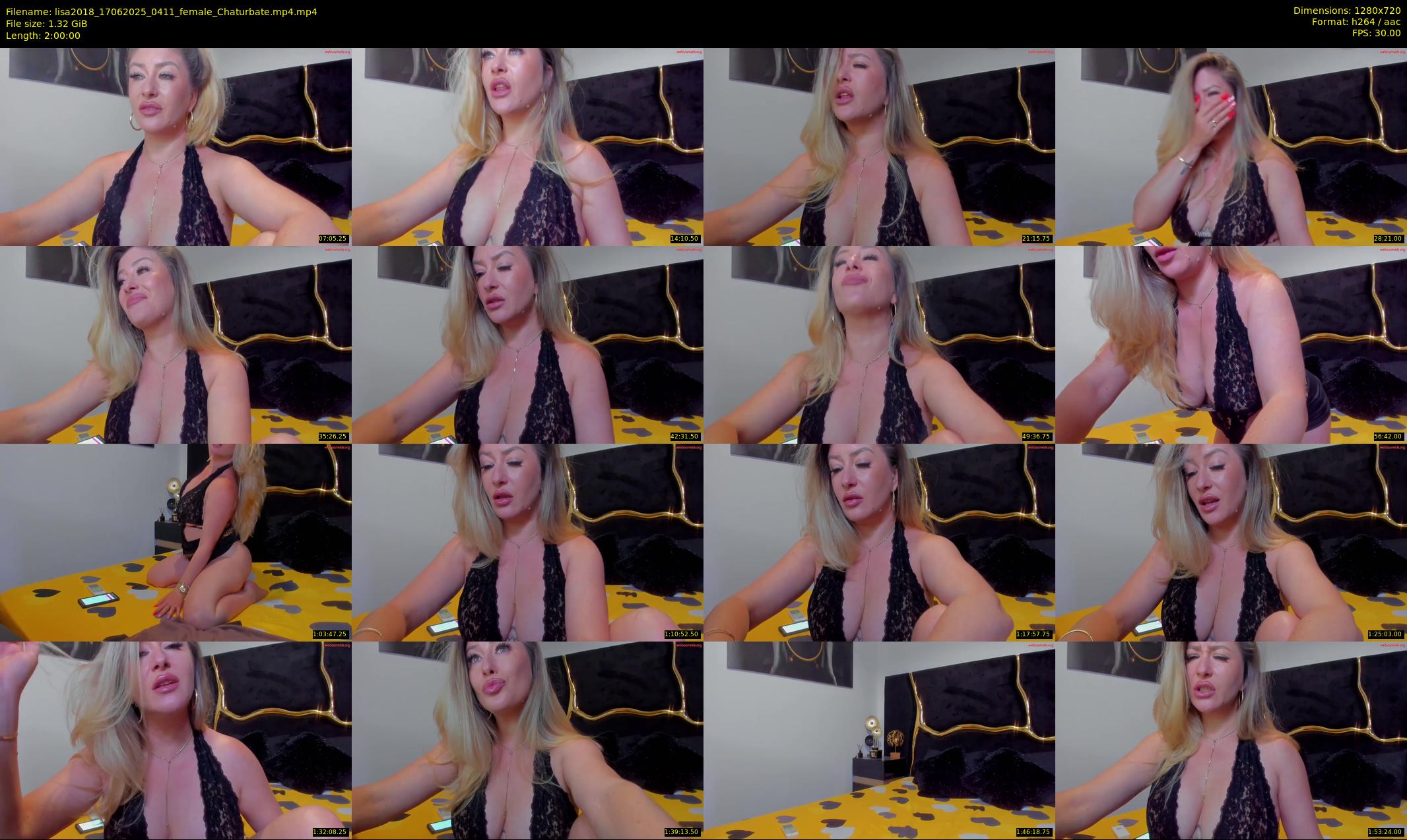 lisa2018 — 120 minute Chaturbate female cam show recording, 720p, Jun 17, 2025