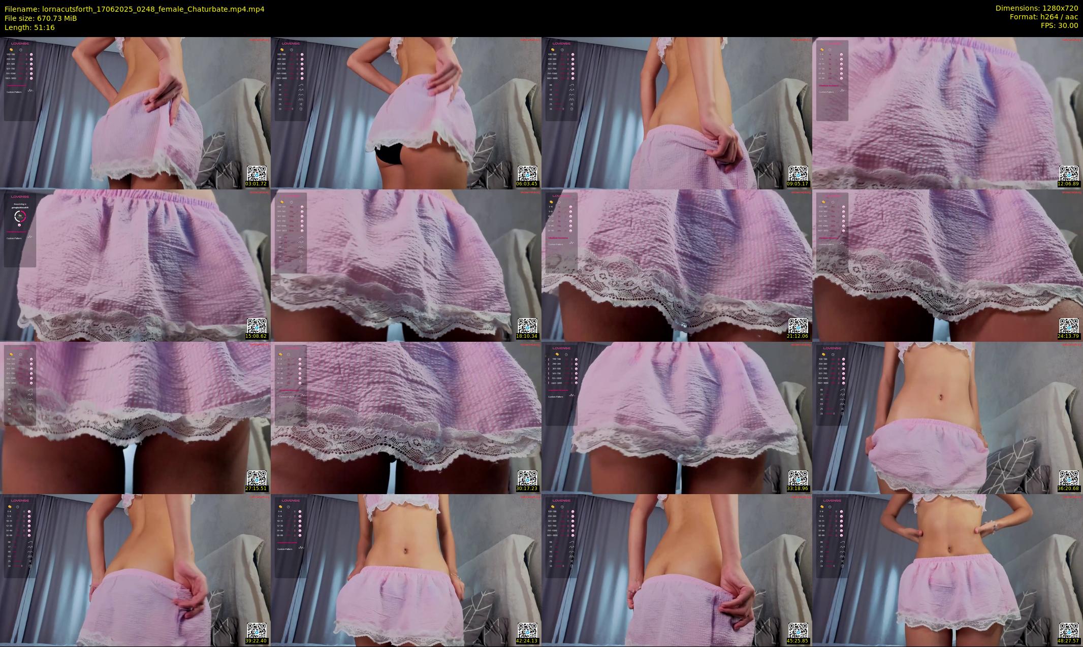 lornacutsforth — 52 minute Chaturbate female cam show recording, 720p, Jun 17, 2025
