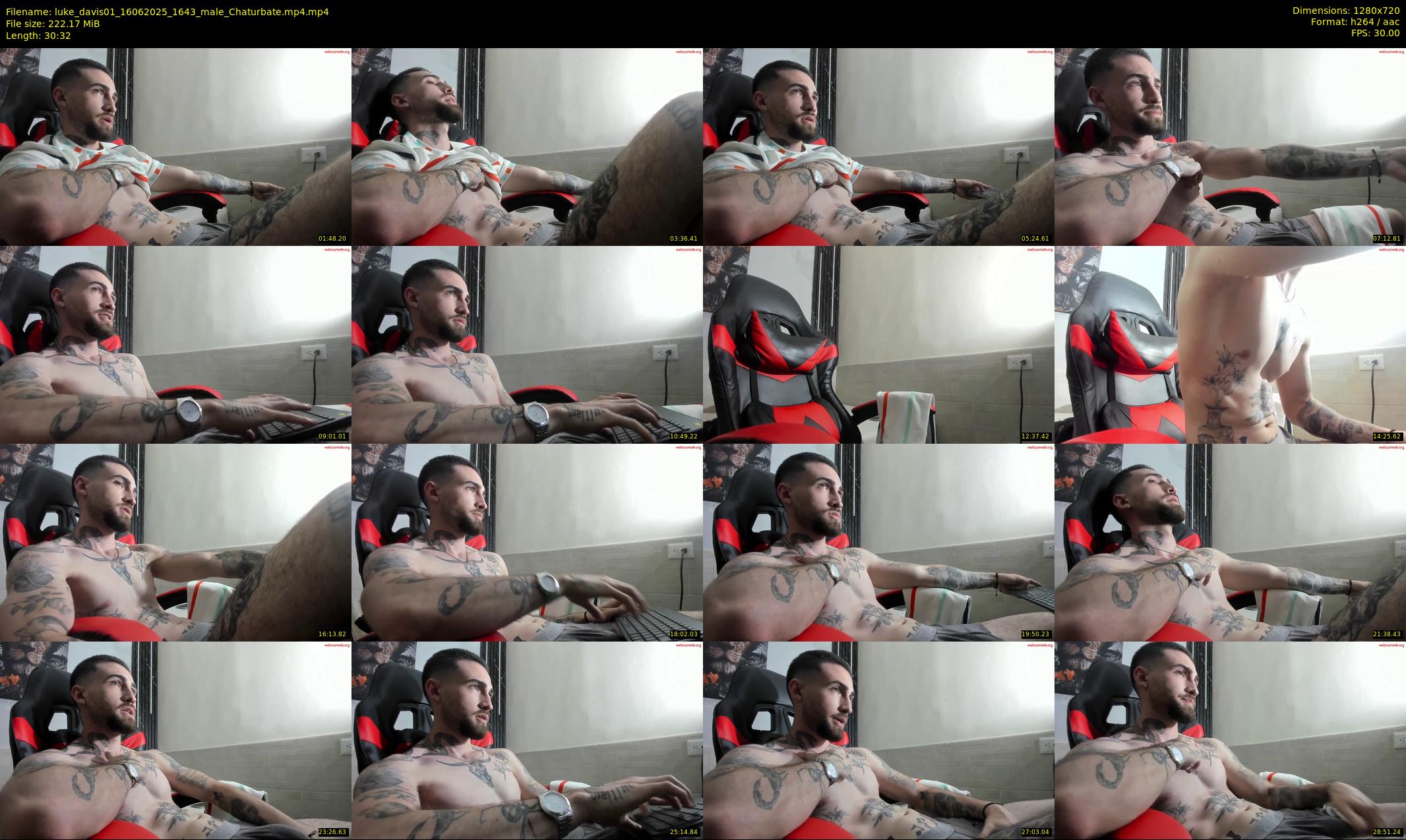 luke_davis01 — 31 minute Chaturbate male cam show recording, 720p, Jun 16, 2025