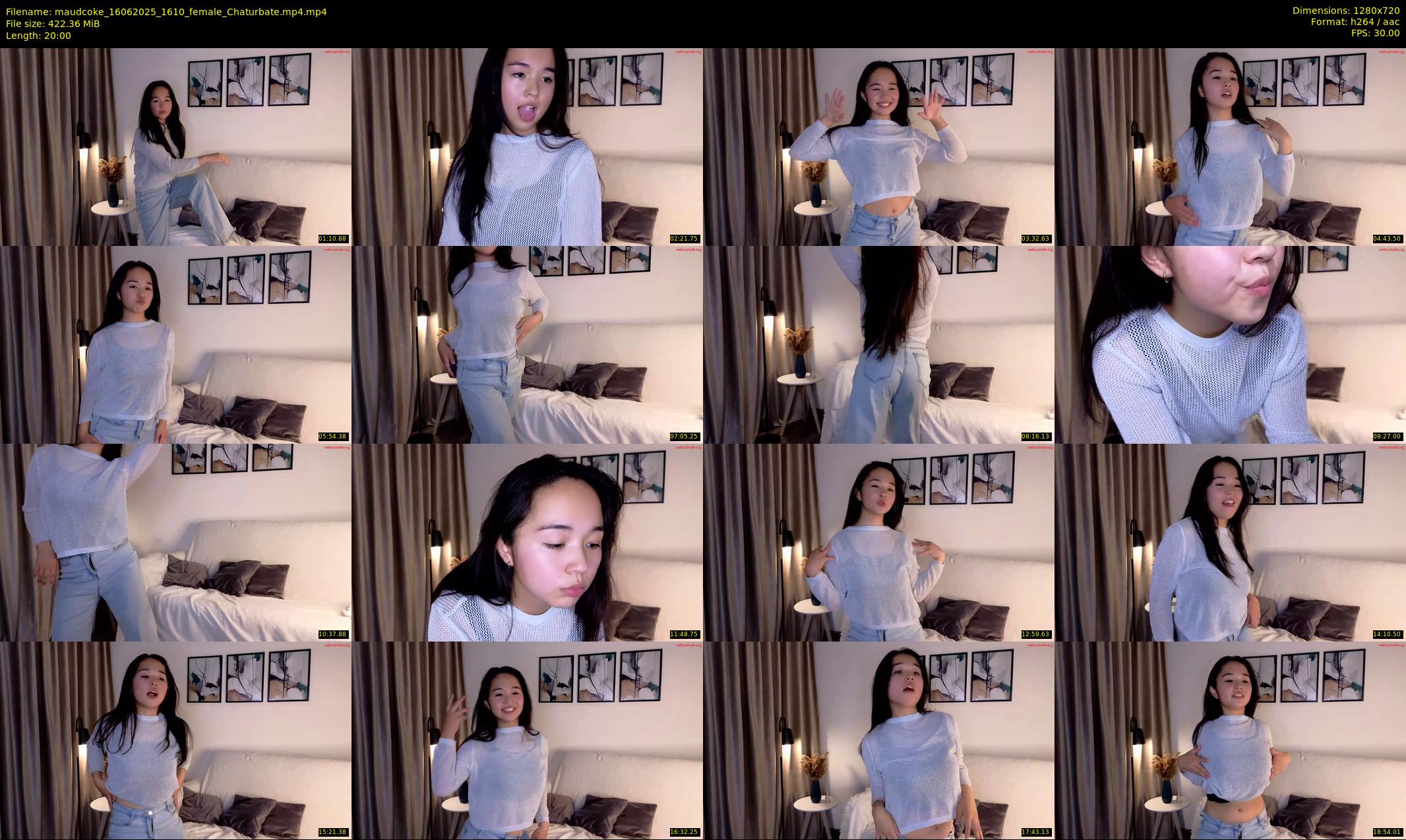 maudcoke — 20 minute Chaturbate female cam show recording, 720p, Jun 16, 2025