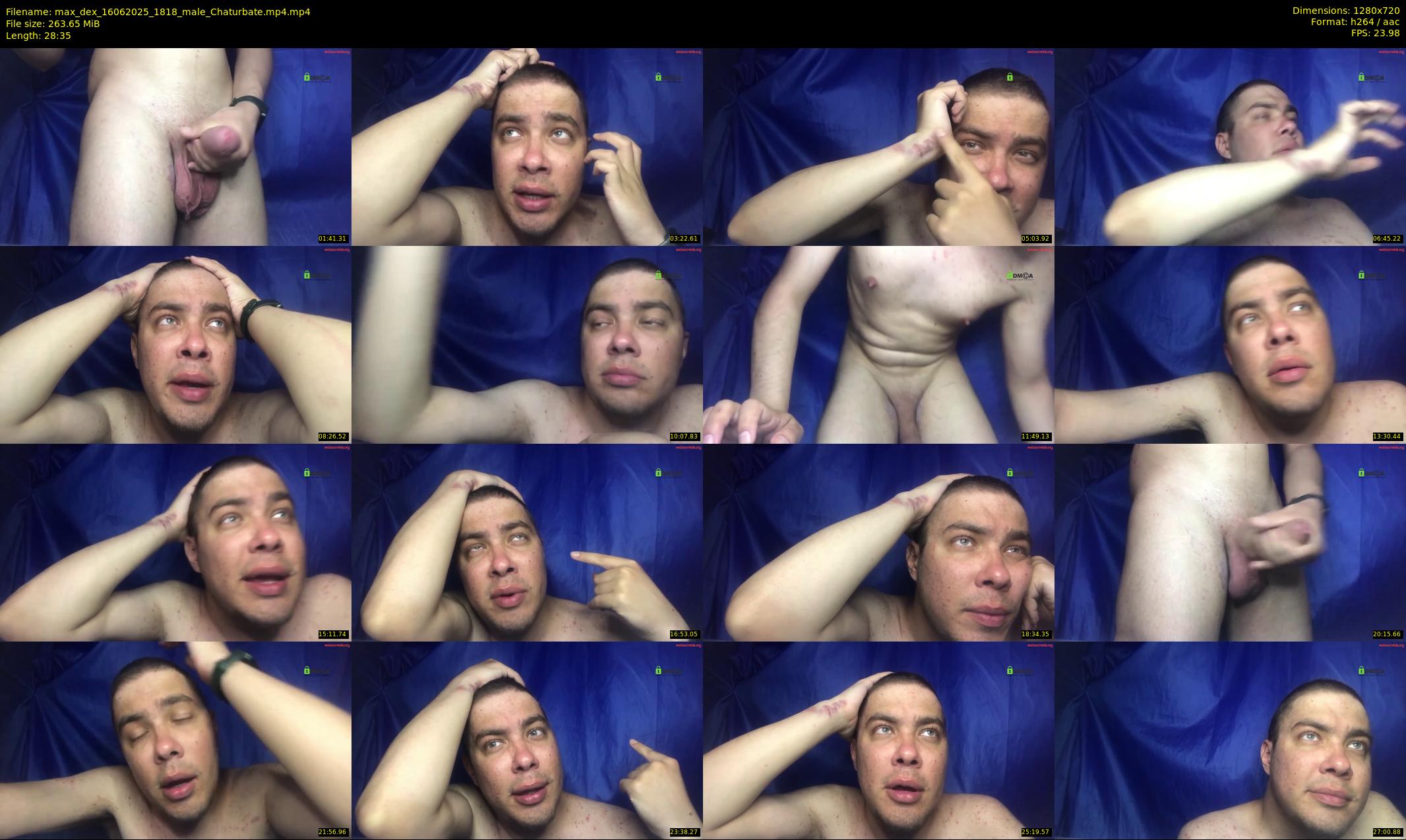 max_dex — 29 minute Chaturbate male cam show recording, 720p, Jun 16, 2025