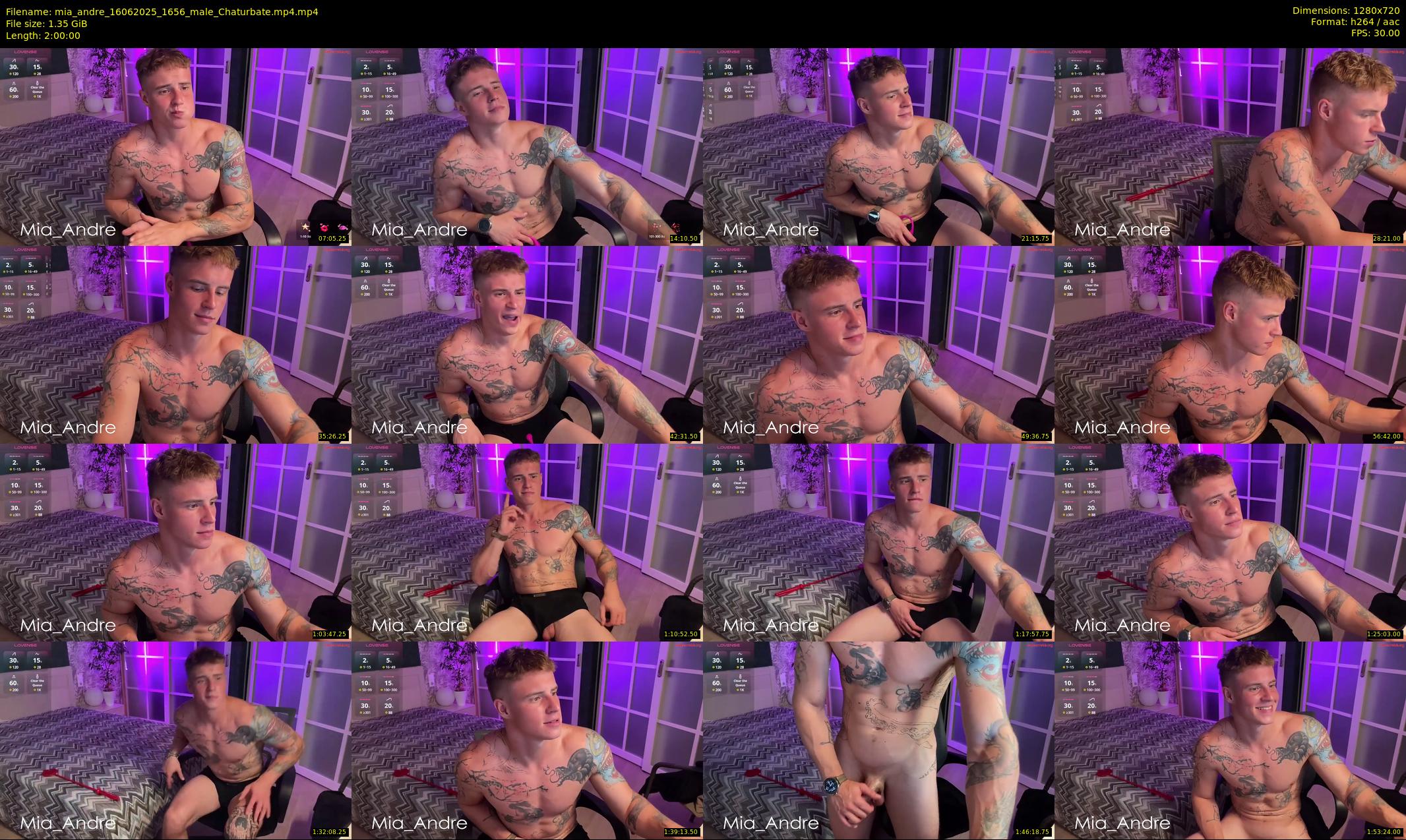 mia_andre — 120 minute Chaturbate couple cam show recording, 720p, Jun 16, 2025