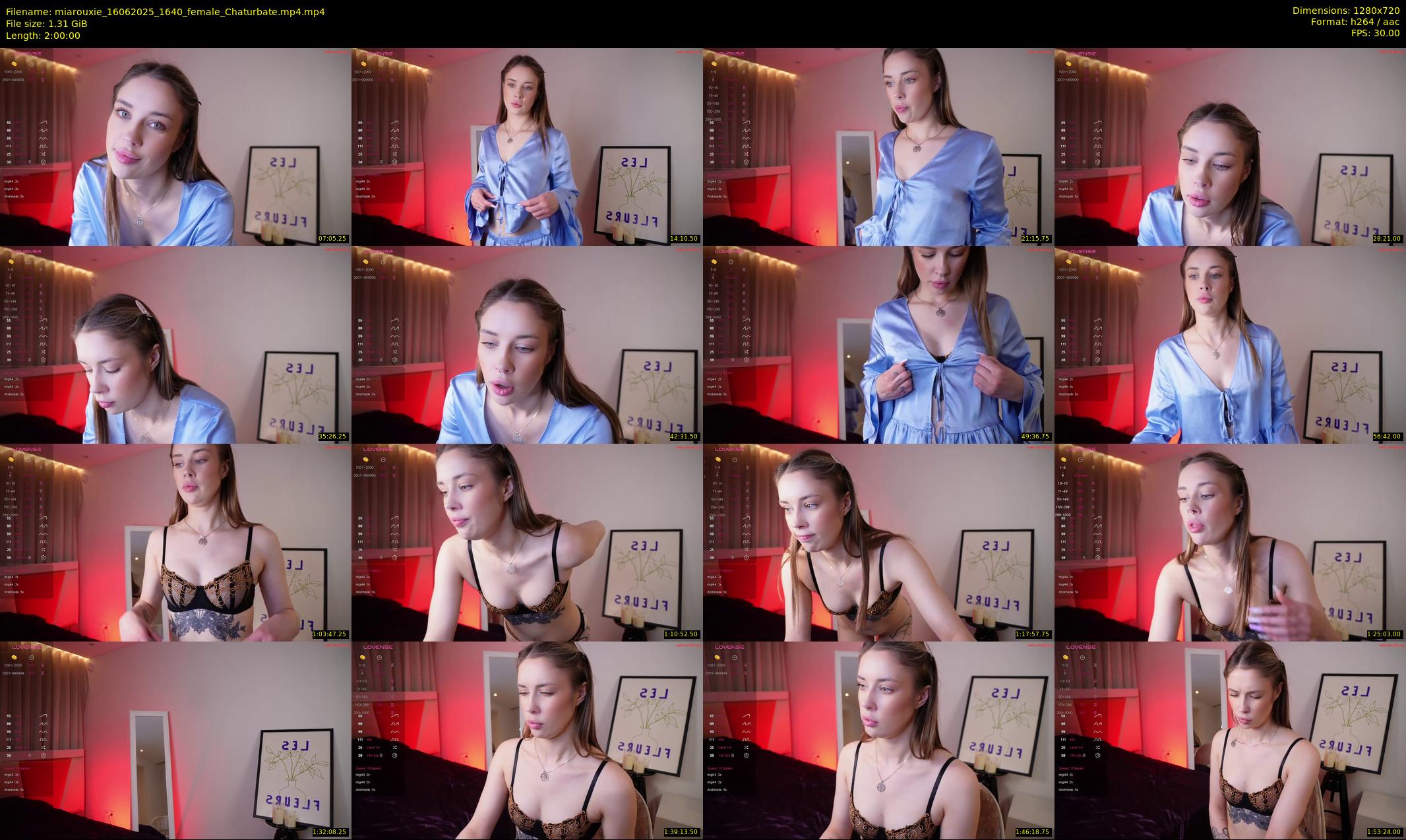 miarouxie — 120 minute Chaturbate female cam show recording, 720p, Jun 16, 2025